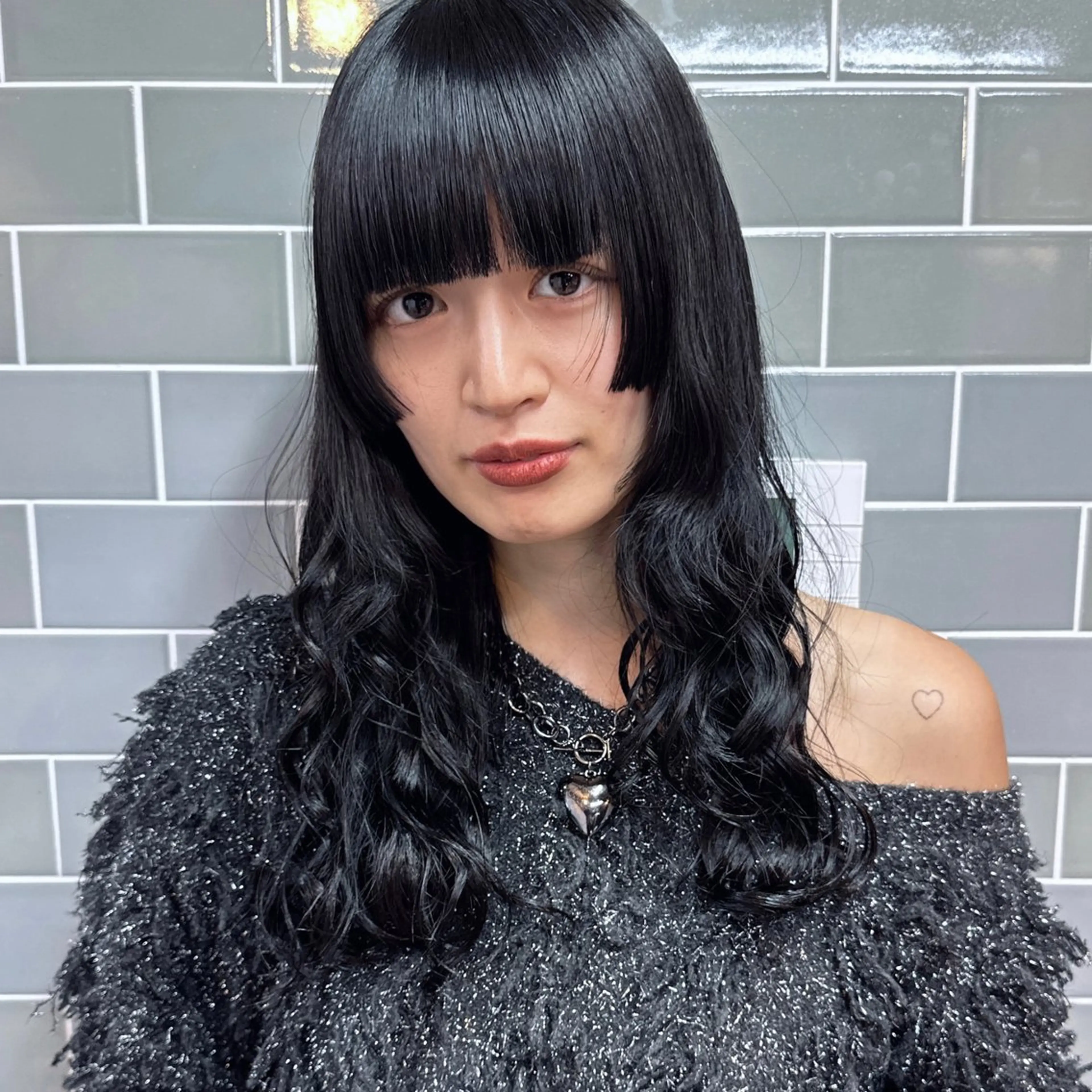 ロング パーマ 姫カット ストレートパーマ FBeauty 青山店所属・パーマ特化美容師 表参道のヘアスタイル