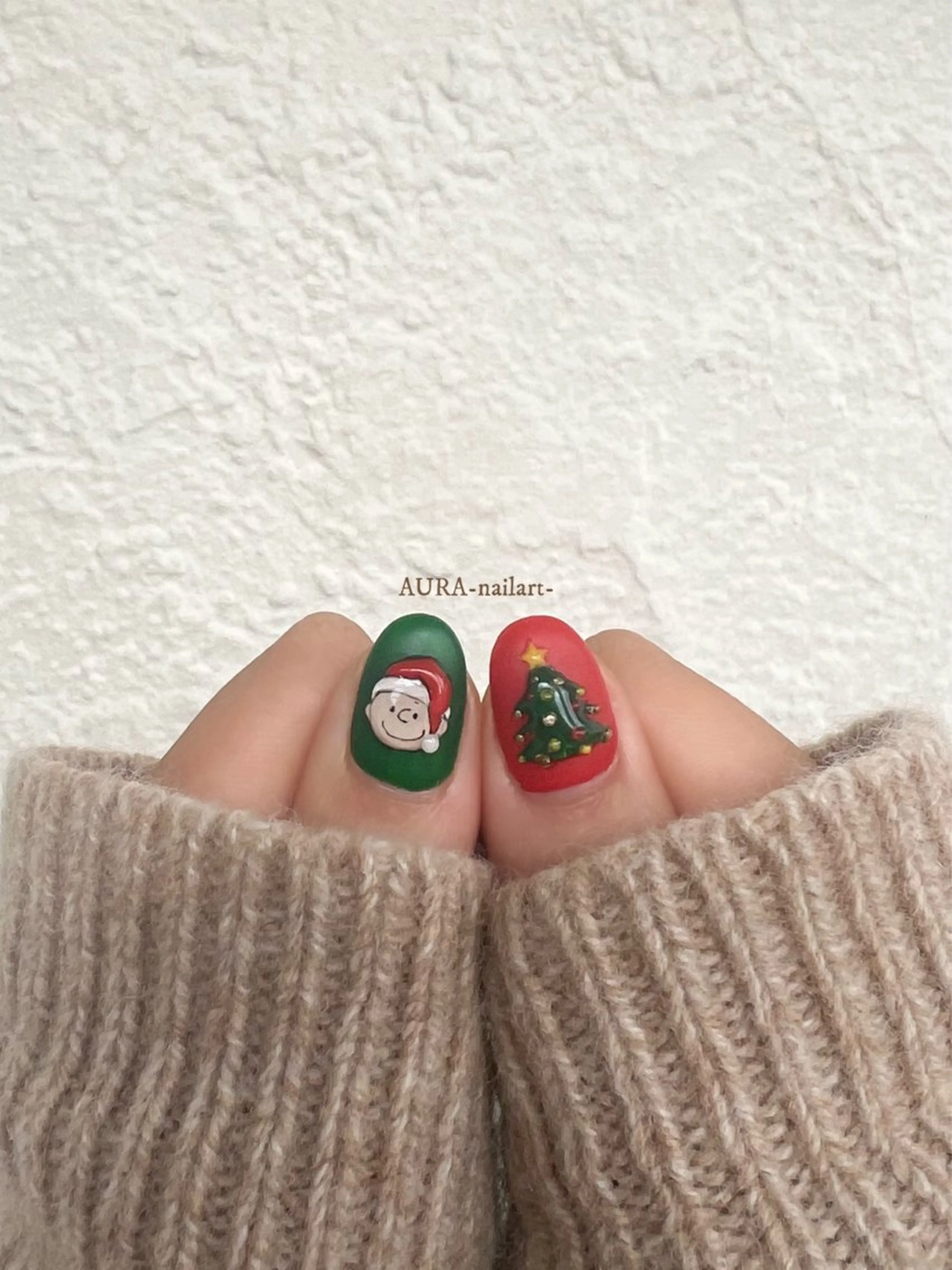 ネイル ハンドネイル フットネイル AURA nailartのネイルデザイン
