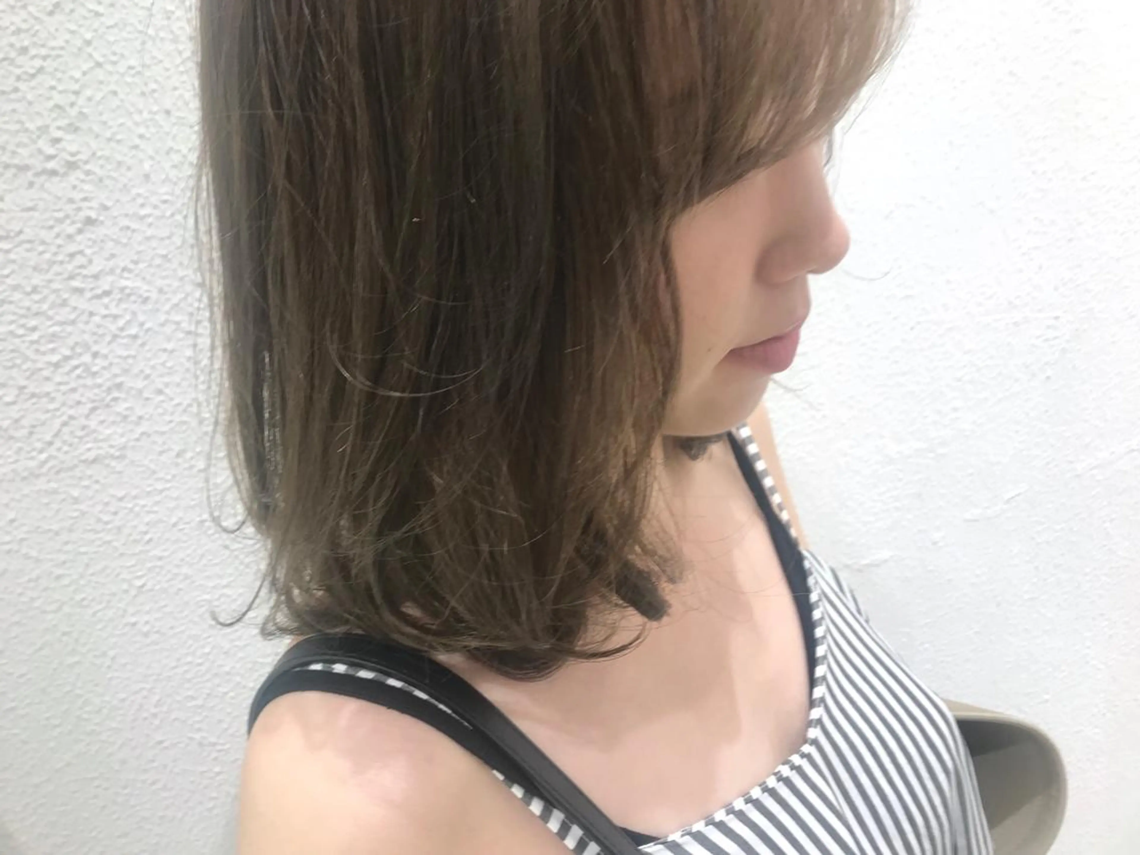 ミディアム カラー イルミナカラー ウエモト タク ショート/レイヤーのヘアスタイル