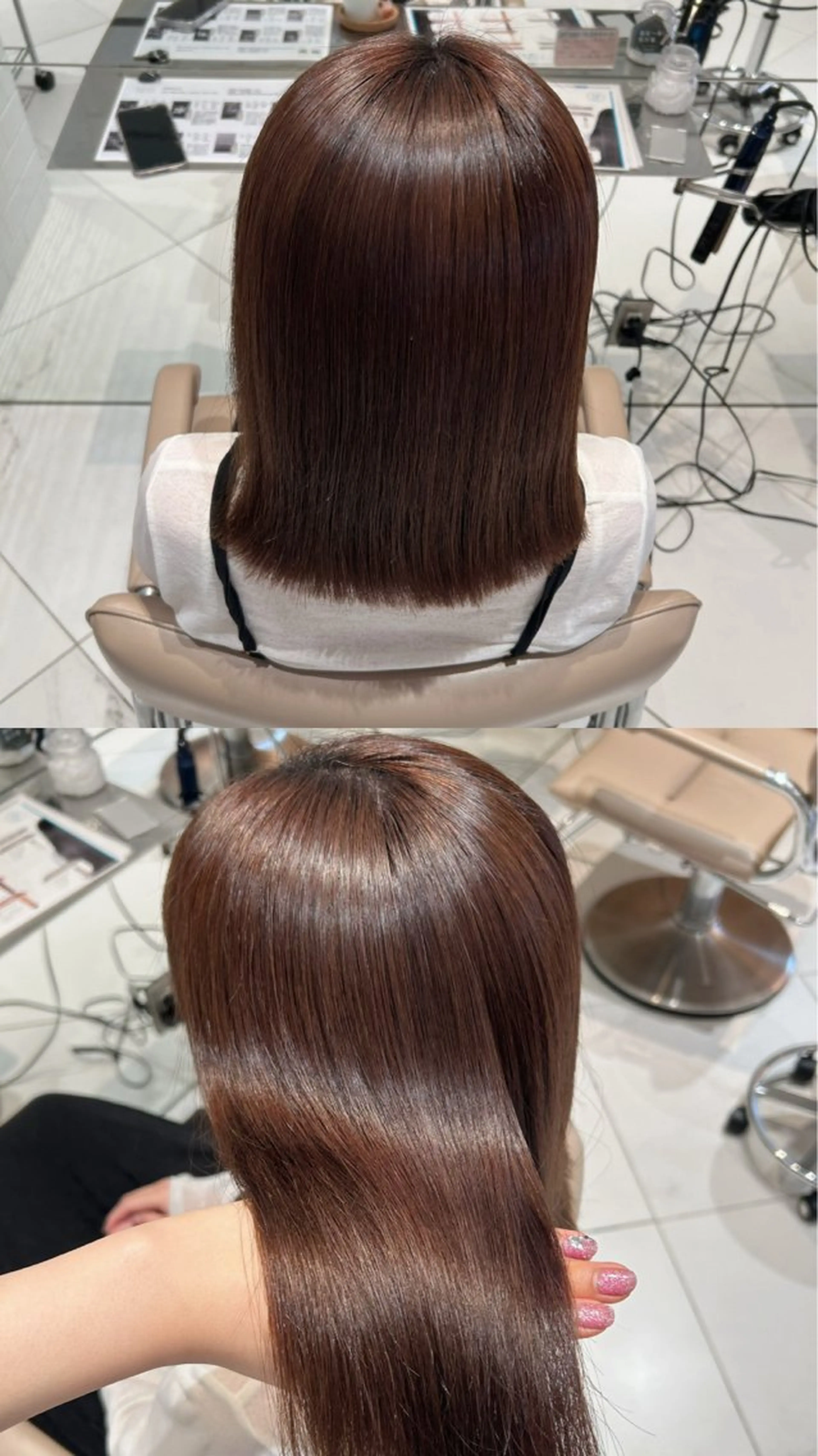 セミロング chord seventh コードセブンス所属・Manaka ☺︎のヘアスタイル
