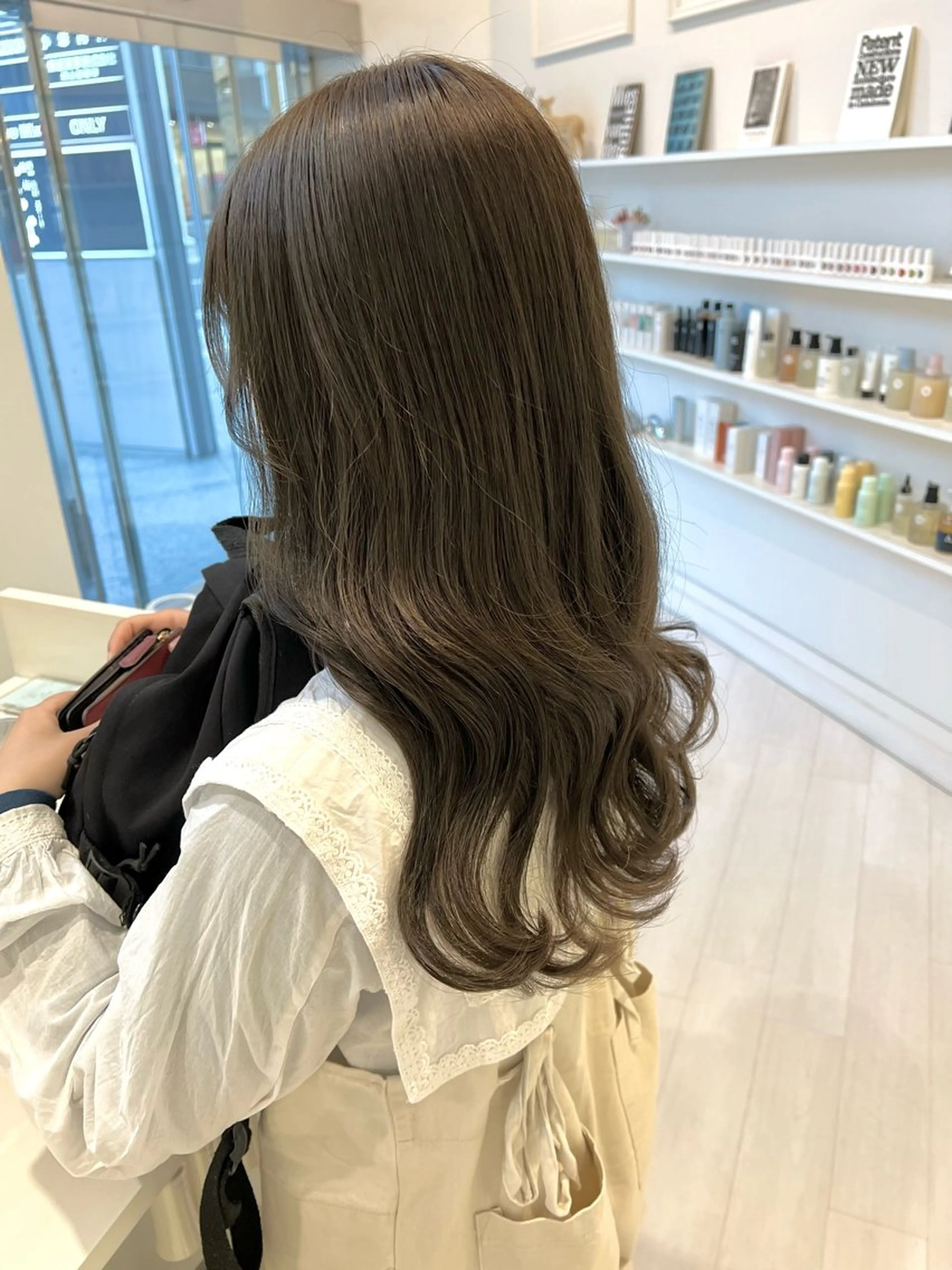 セミロング カット トリートメント ParveMix 🌝🫧山本 玲南のヘアスタイル