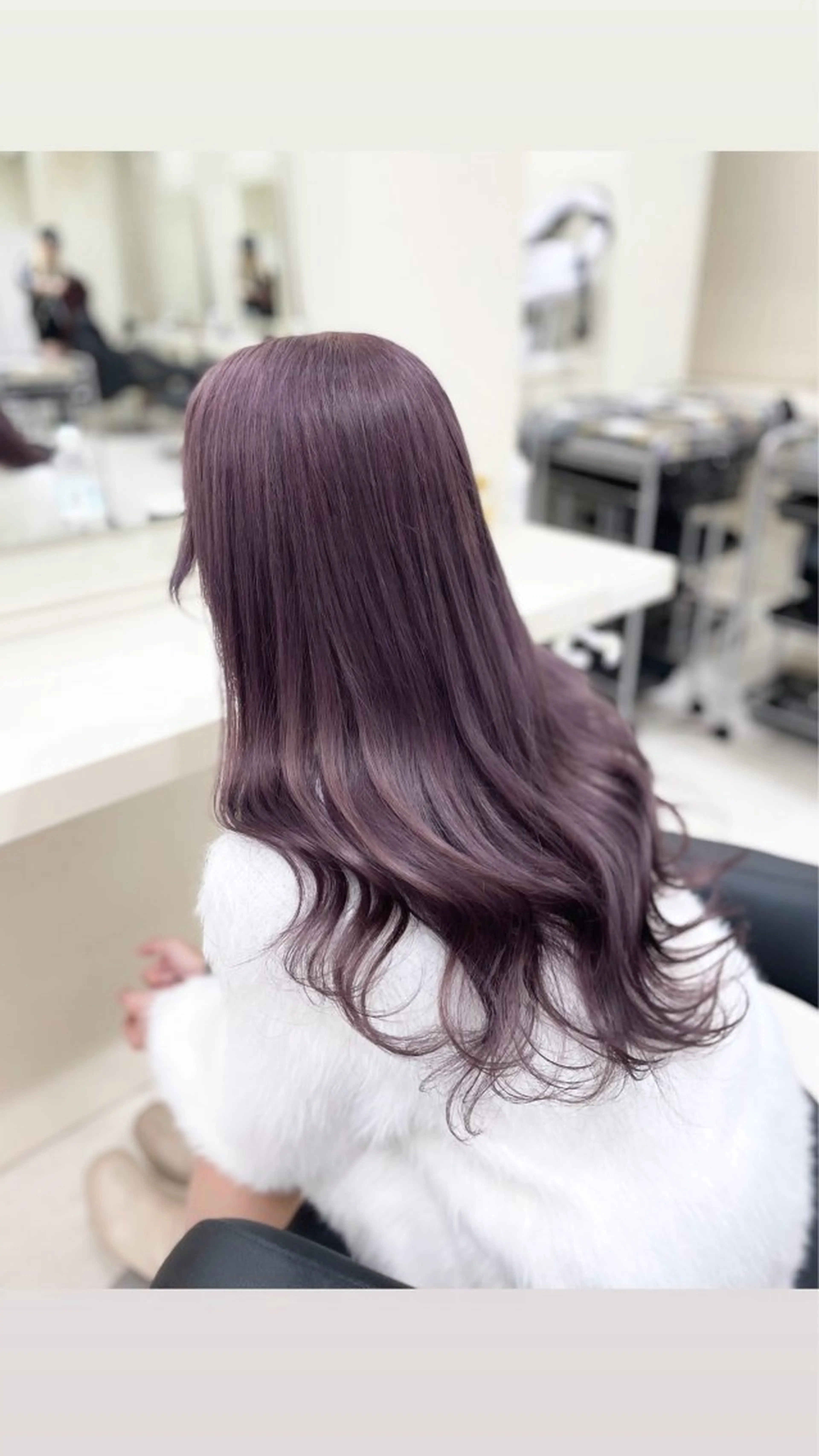 ロング ヘアカラー トリートメント 🎀淡めモテカラー WAKANA🎀のヘアスタイル
