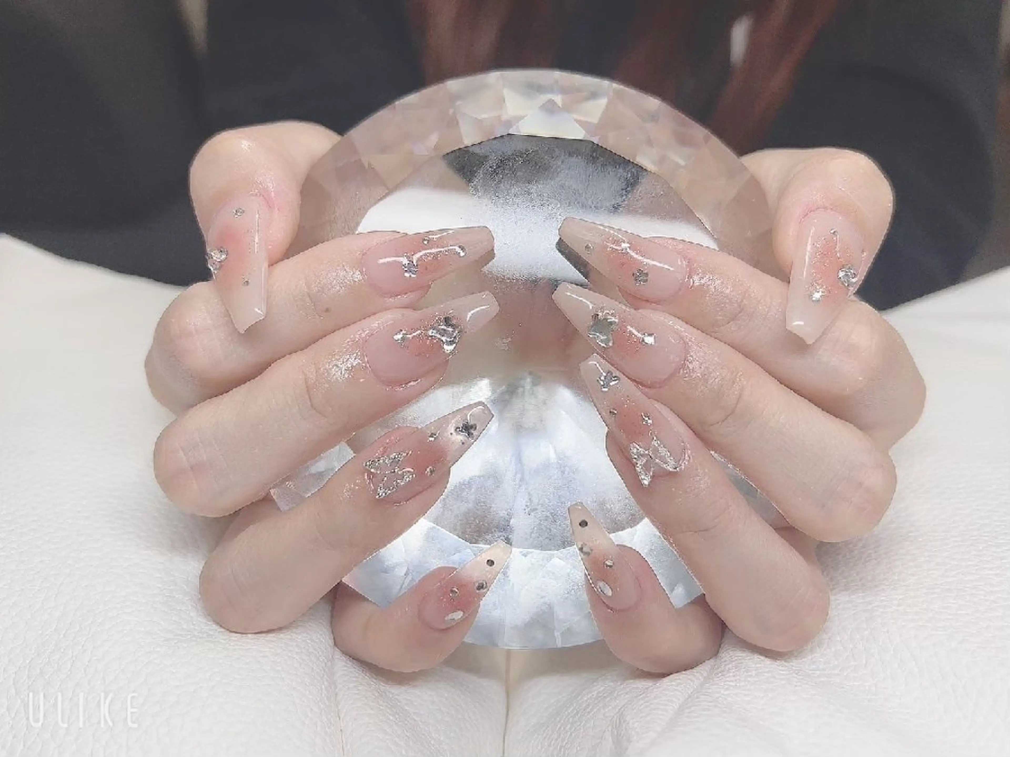 チップ10本長さ出し💅🏻持ち込みデザイン(オフケア込)の写真