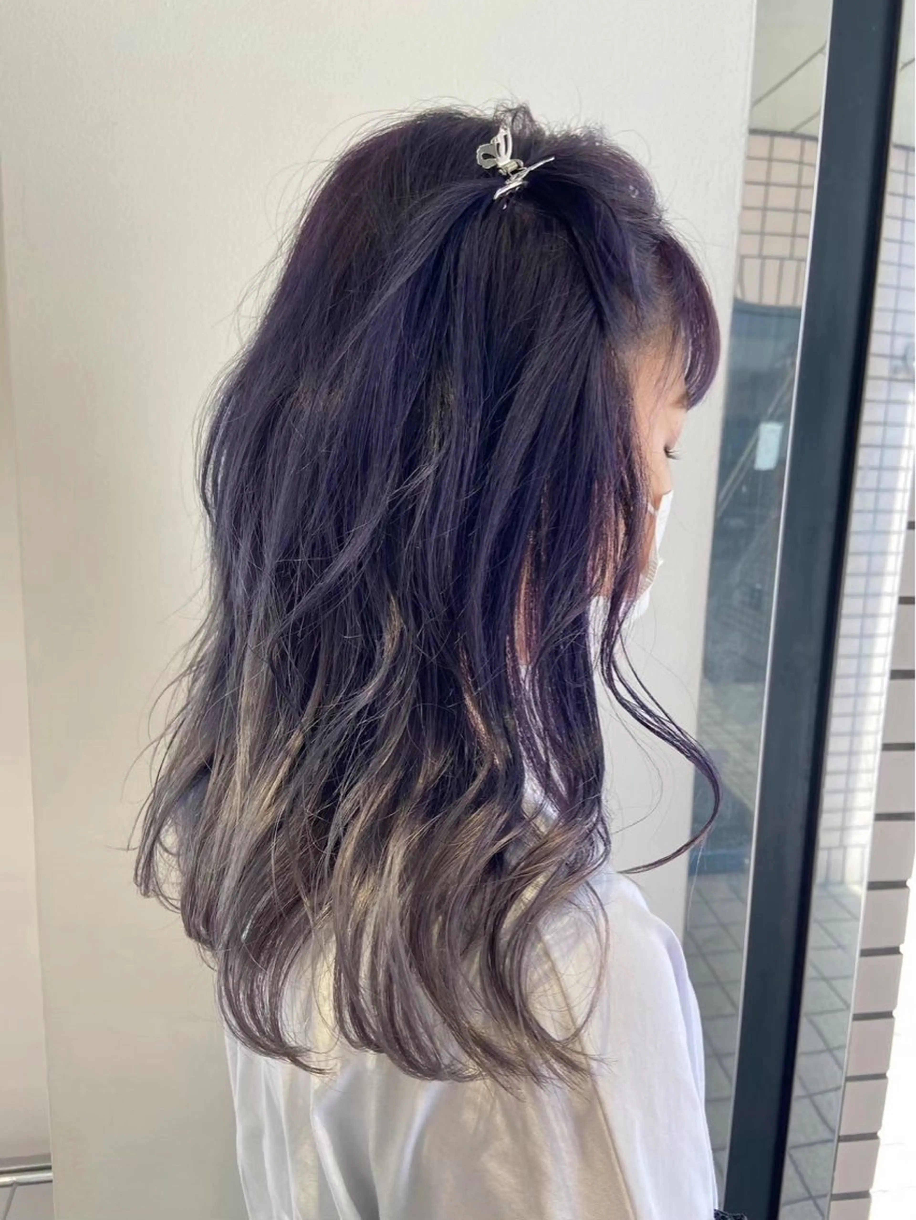 カラー ベージュ×艶🍨 mihoのヘアスタイル