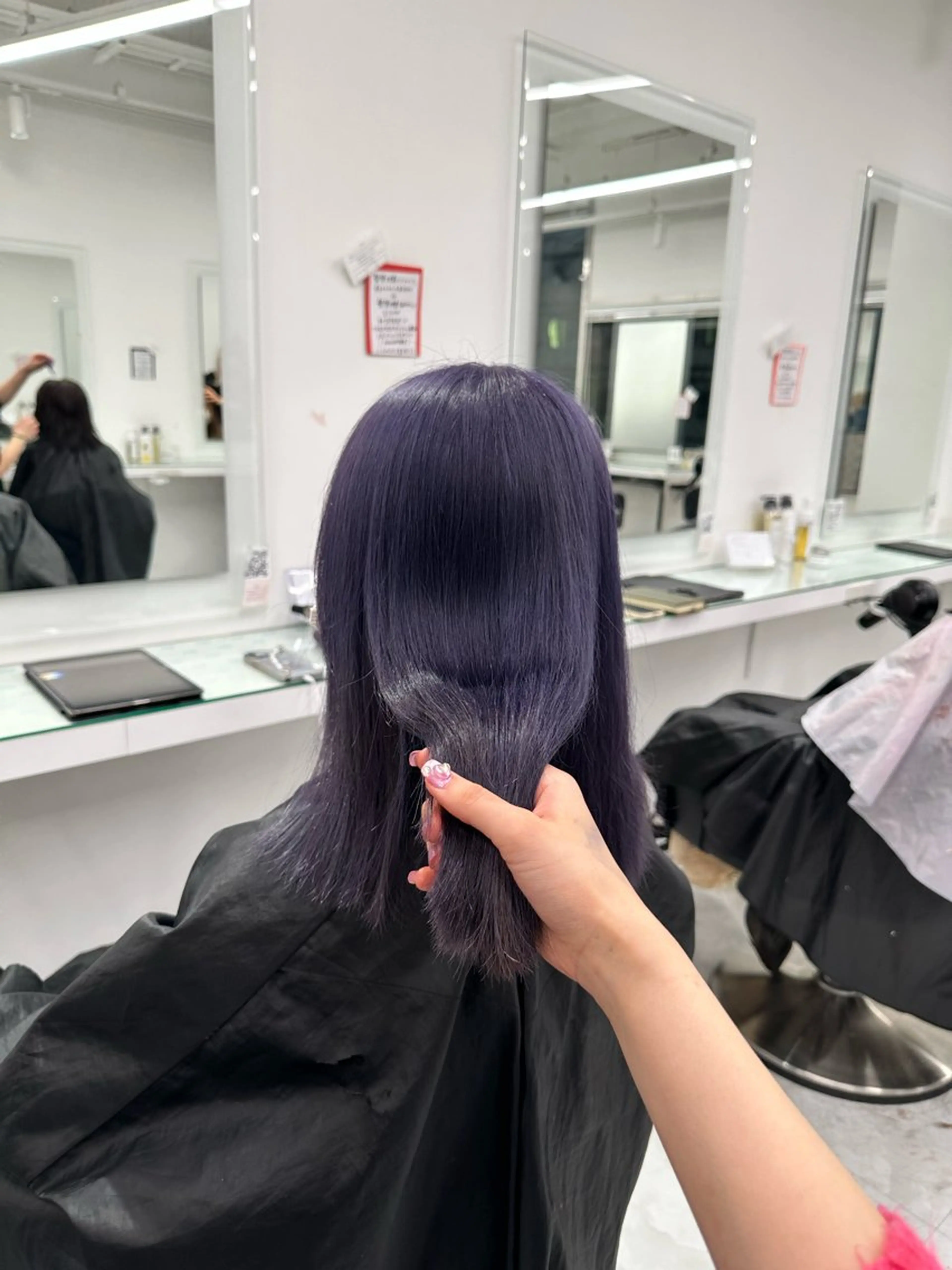 カラー マンツーマン/原宿/ 透明感カラー⭐️のヘアスタイル