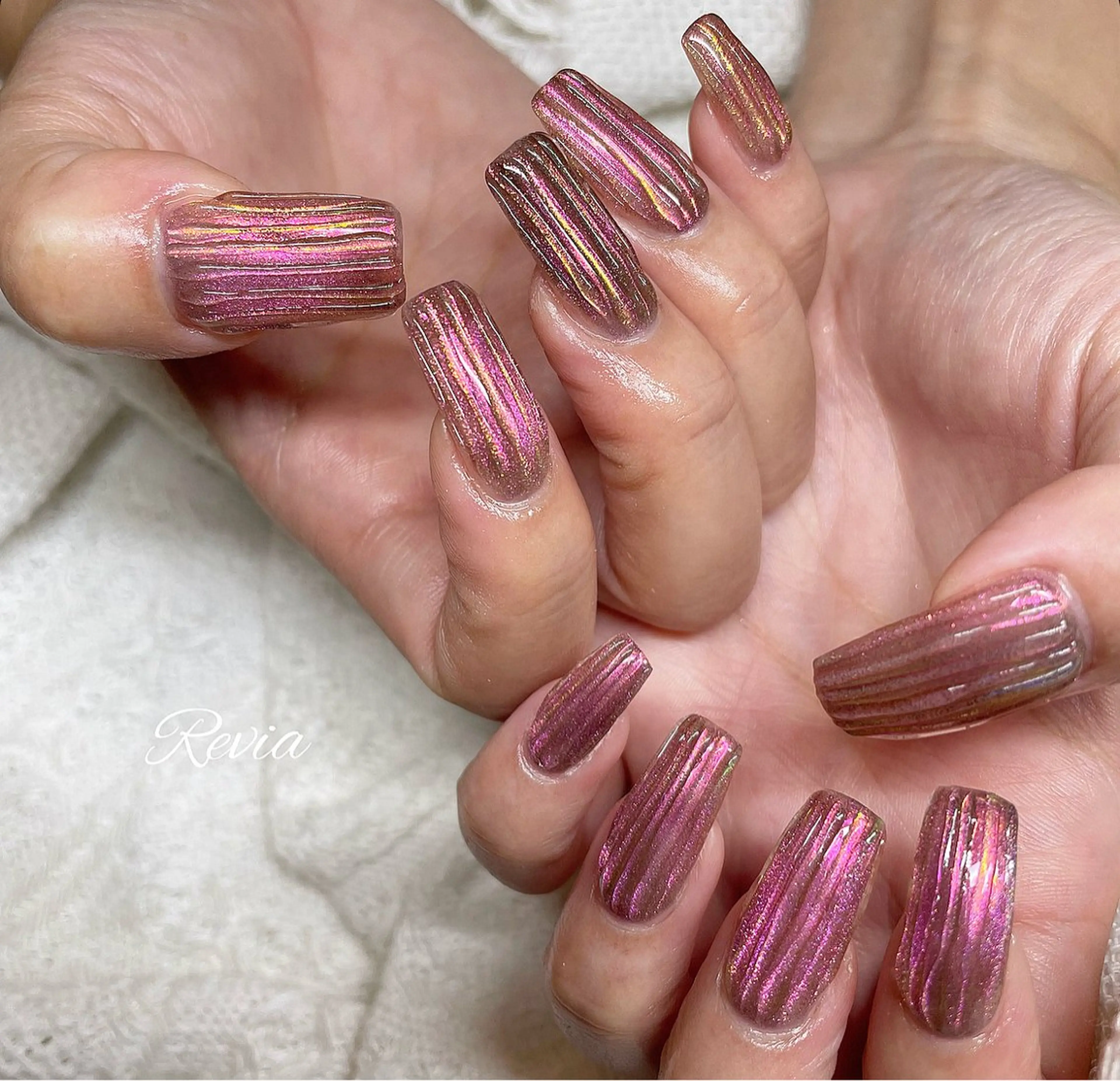 ネイル ハンドネイル revia所属・ERI Nailistのネイルデザイン