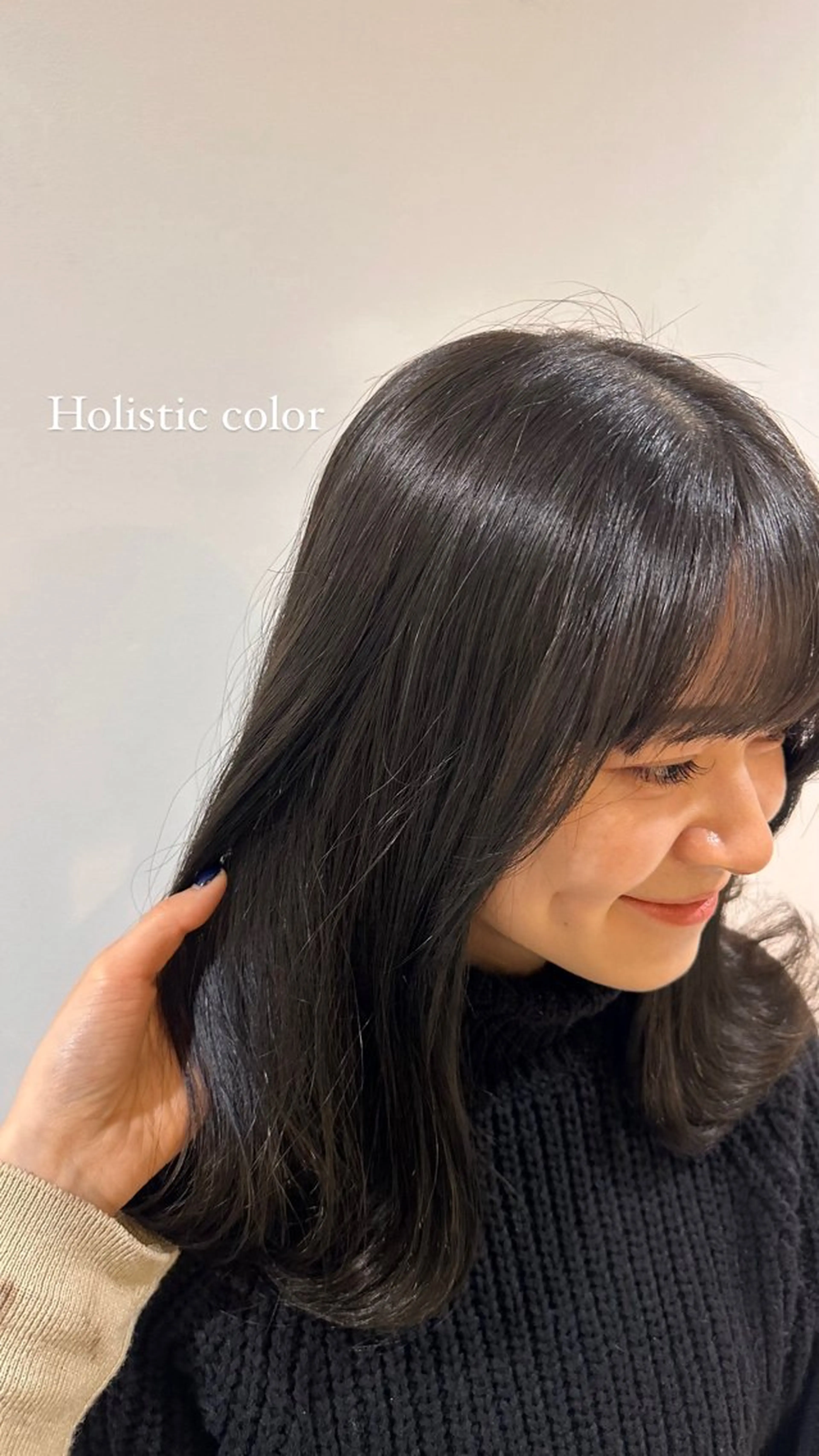 ミディアム カラー トリートメント ヘアカラー オリーブカラー/ 髪質改善/うぶみ🍒のヘアスタイル