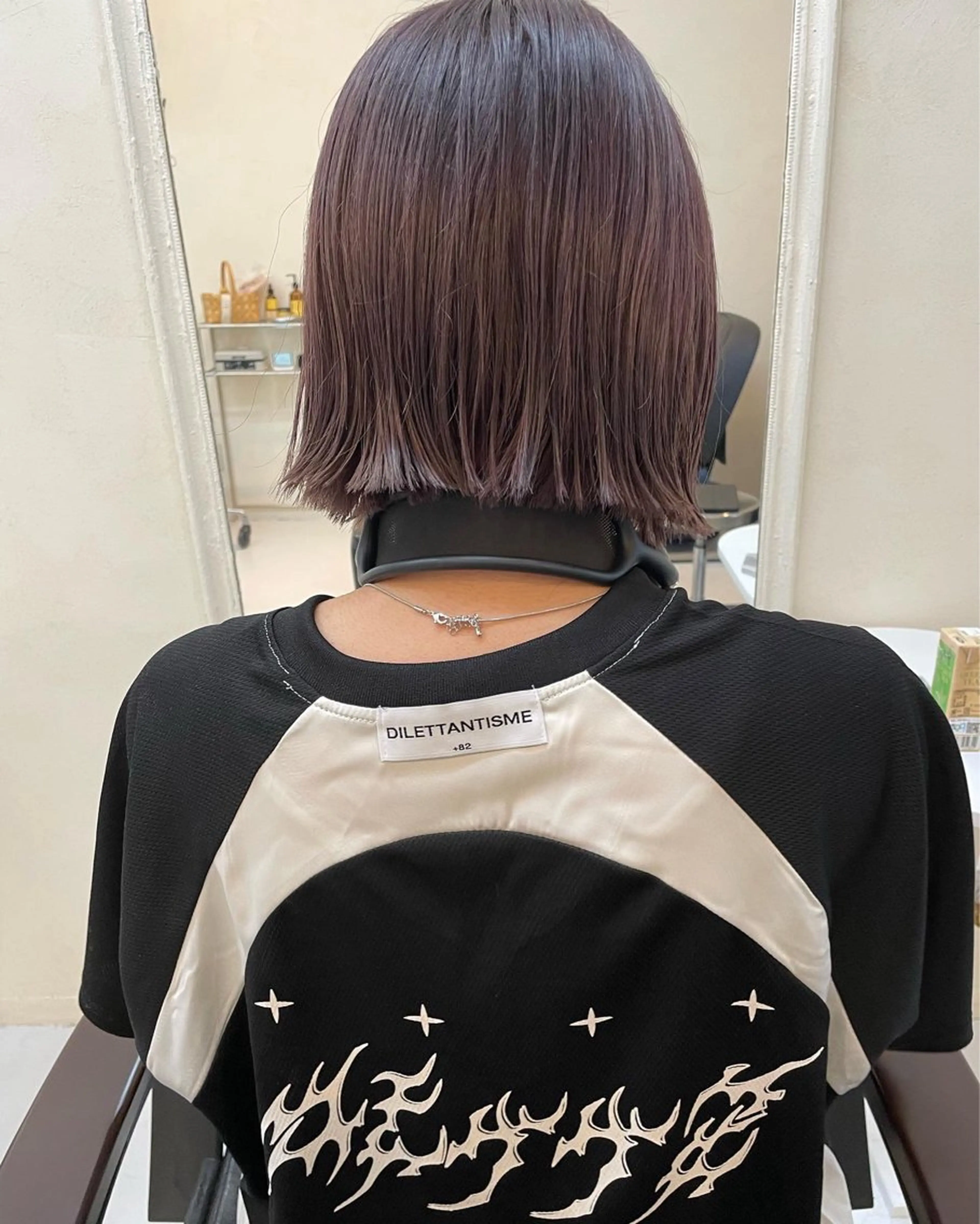 ショート カラー カット ヘアカラー iet.所属・ウルフ/ボブ/耳ツボ ジュエリー◎ricoのヘアスタイル