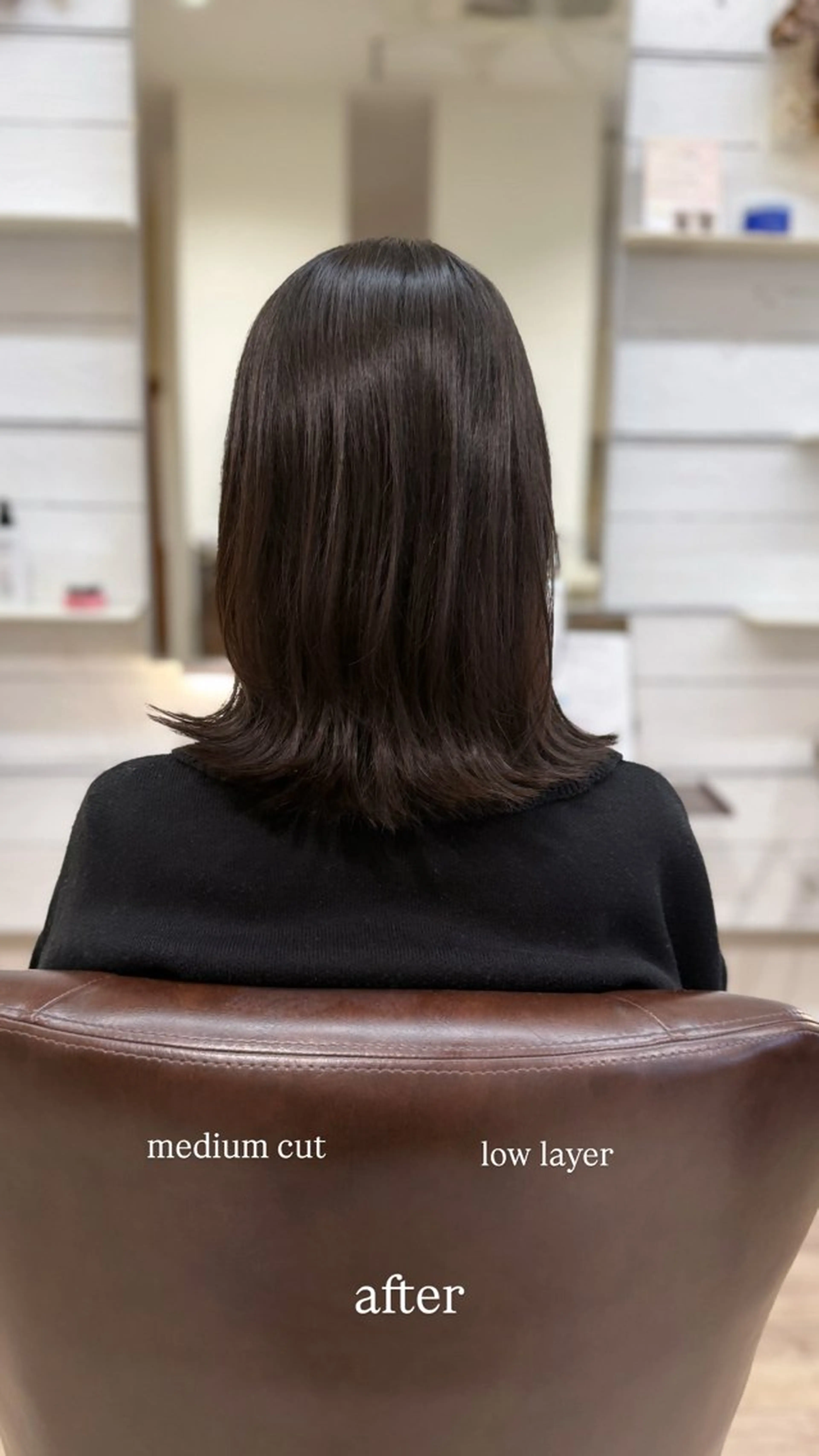 ミディアム 三原 つばさのヘアスタイル