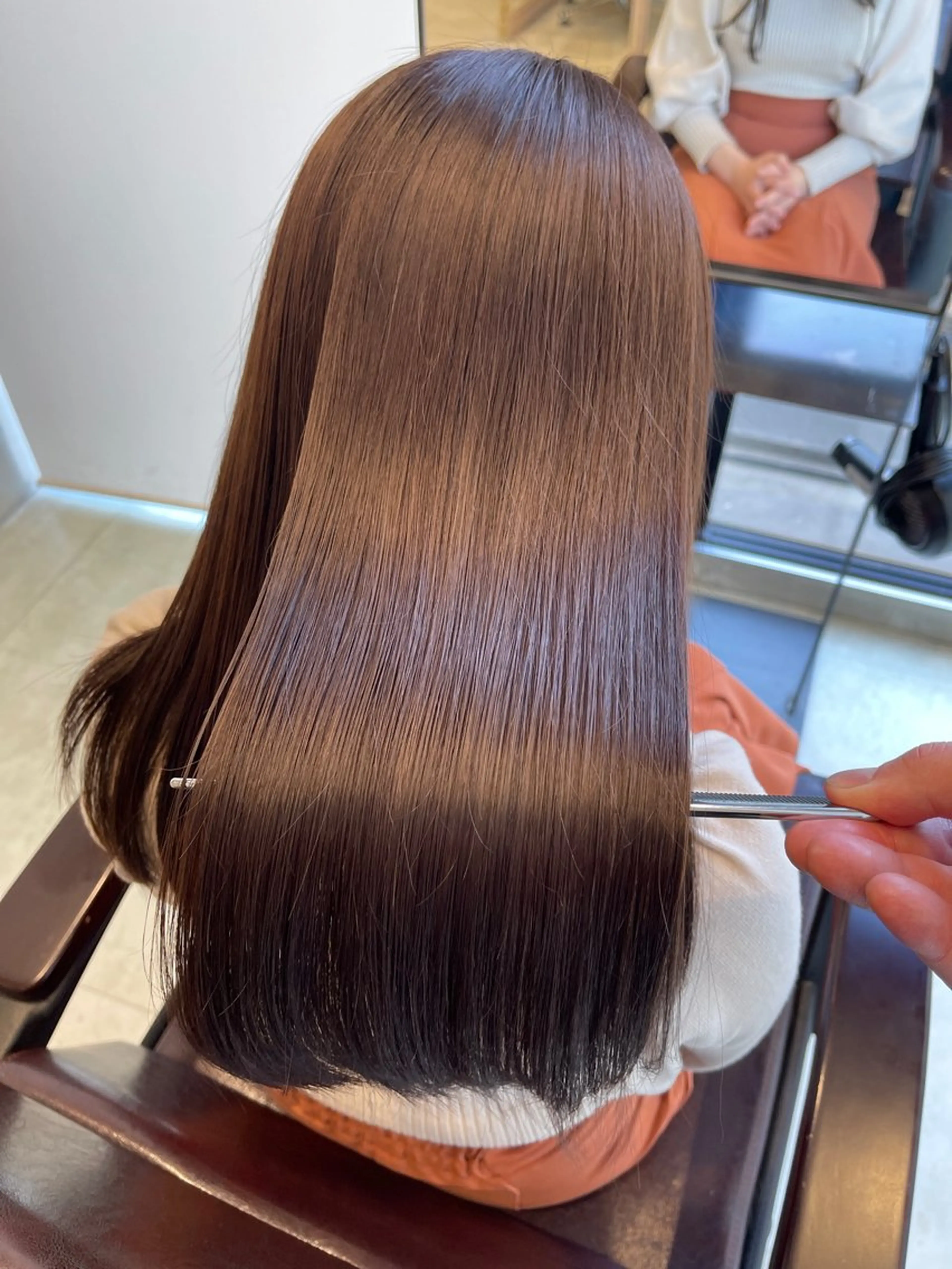 セミロング ヘアカラー ゴートゥデイシェアサロン原宿vita所属・縮毛矯正クロスパーマ 益子達也のヘアスタイル