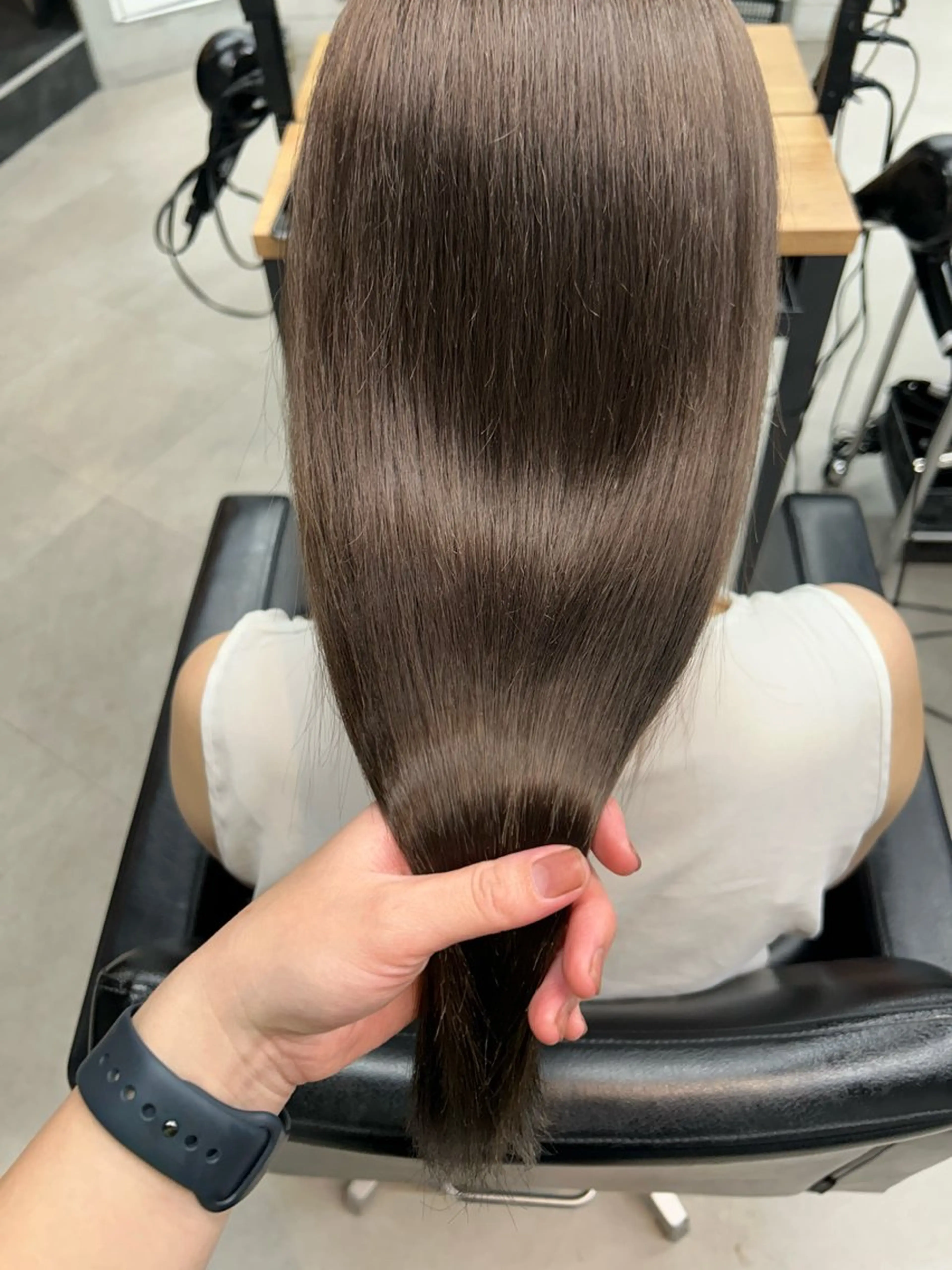 ロング ヘアカラー ﾔﾏﾅｶ ﾘﾘｶ🫐 寒色系ｶﾗｰ🫐のヘアスタイル