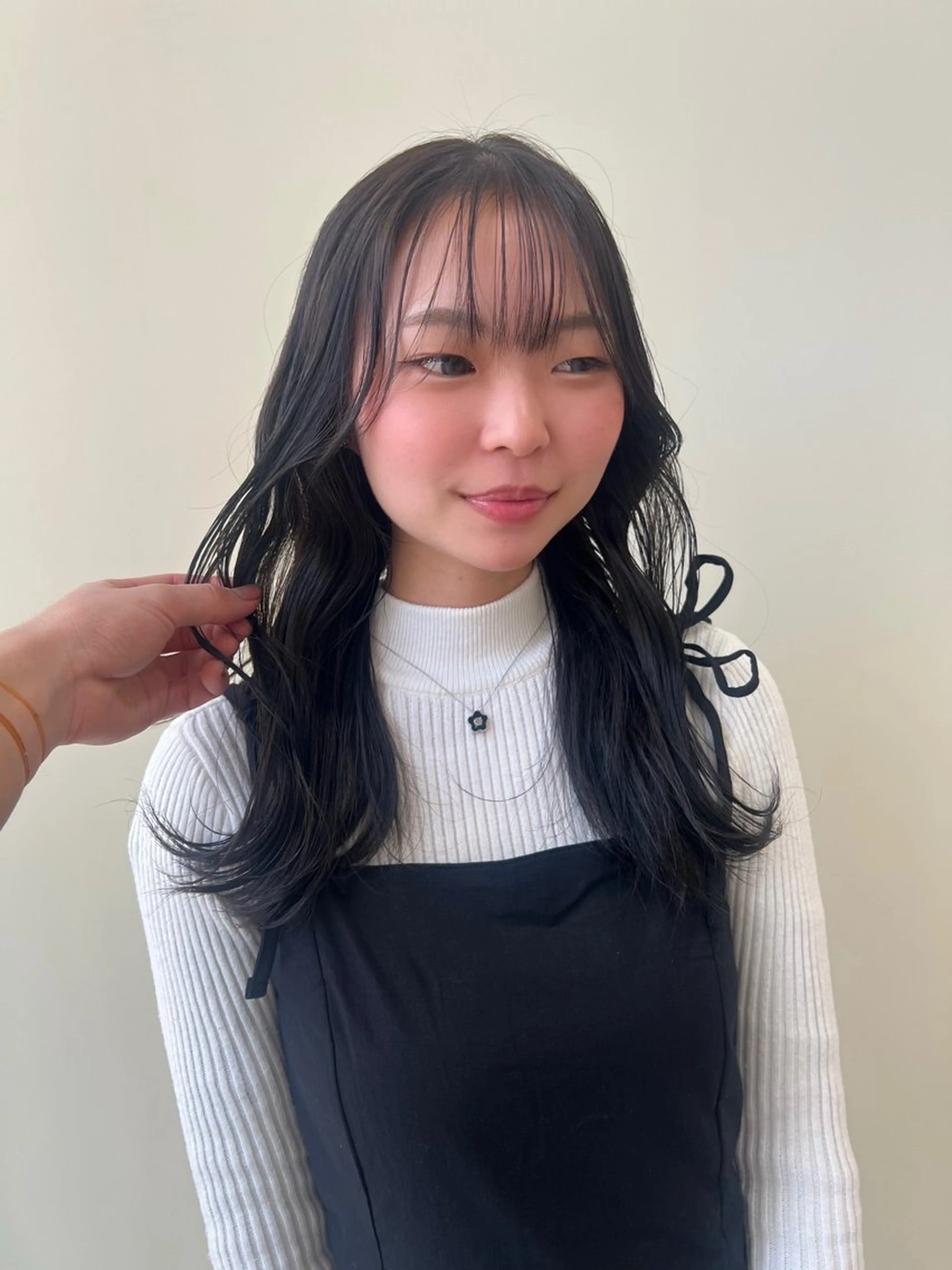 セミロング カラー カット ヘアカラー tomu/天神大名/ 透明感カラー🐧のヘアスタイル