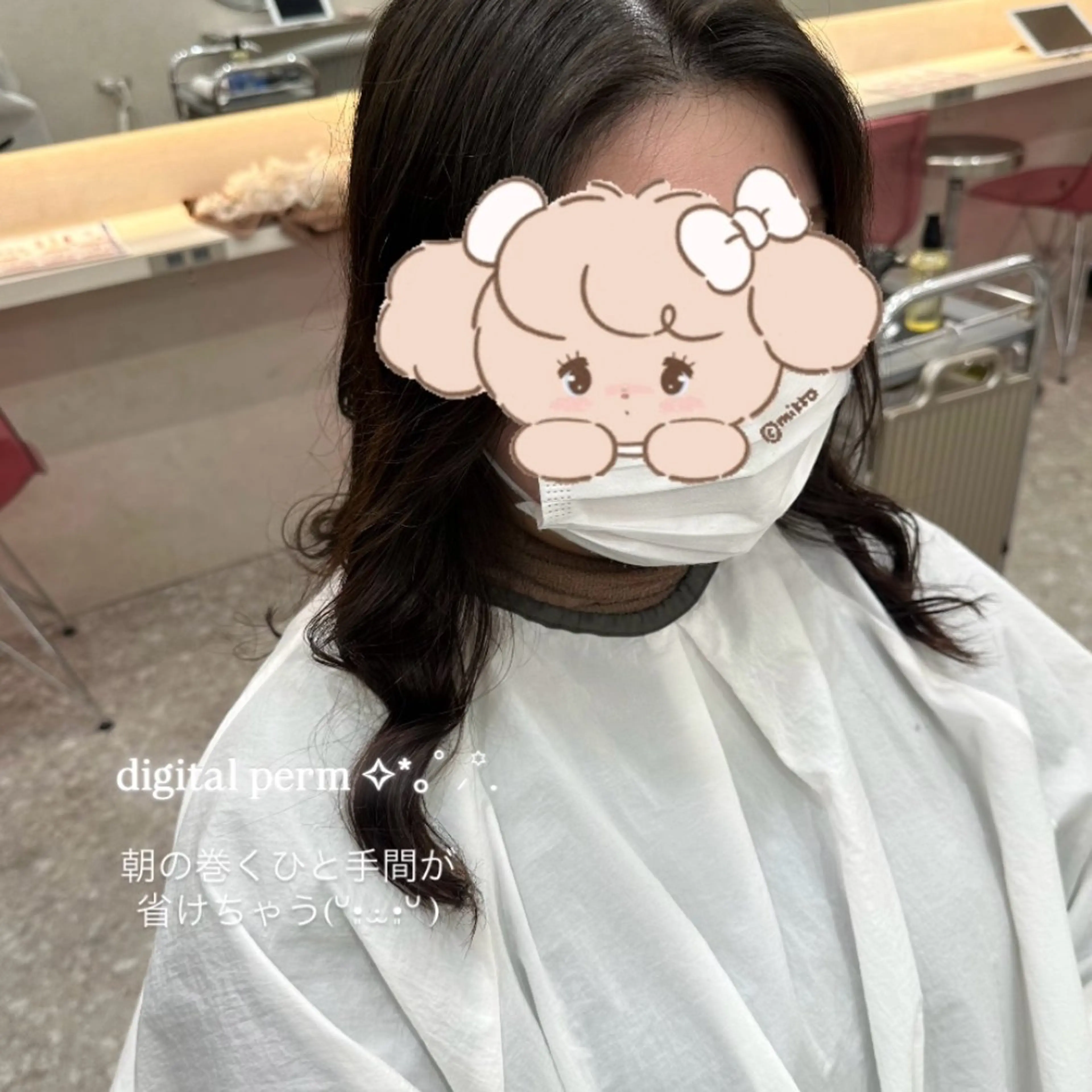 パーマ カット パーマ LARME by sea所属・hina🎀新宿/ エクステ/girlyのヘアスタイル