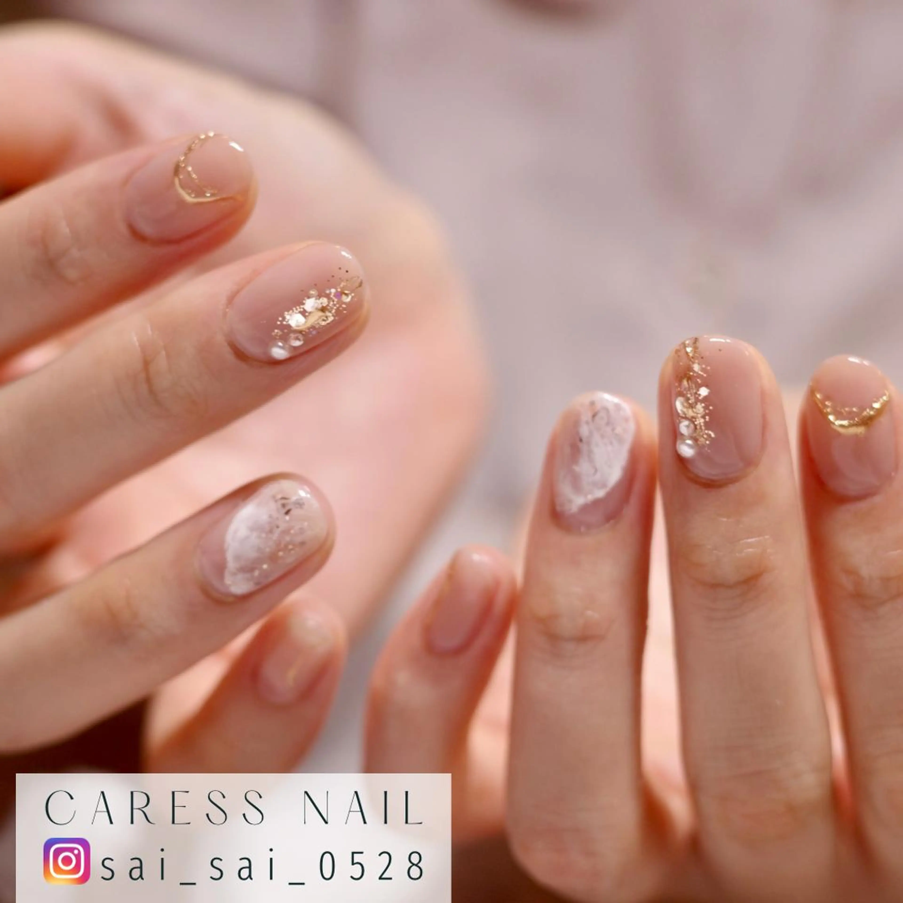 ネイル caress  nail カレスネイル　代々木上原所属・カレスネイル さいのネイルデザイン