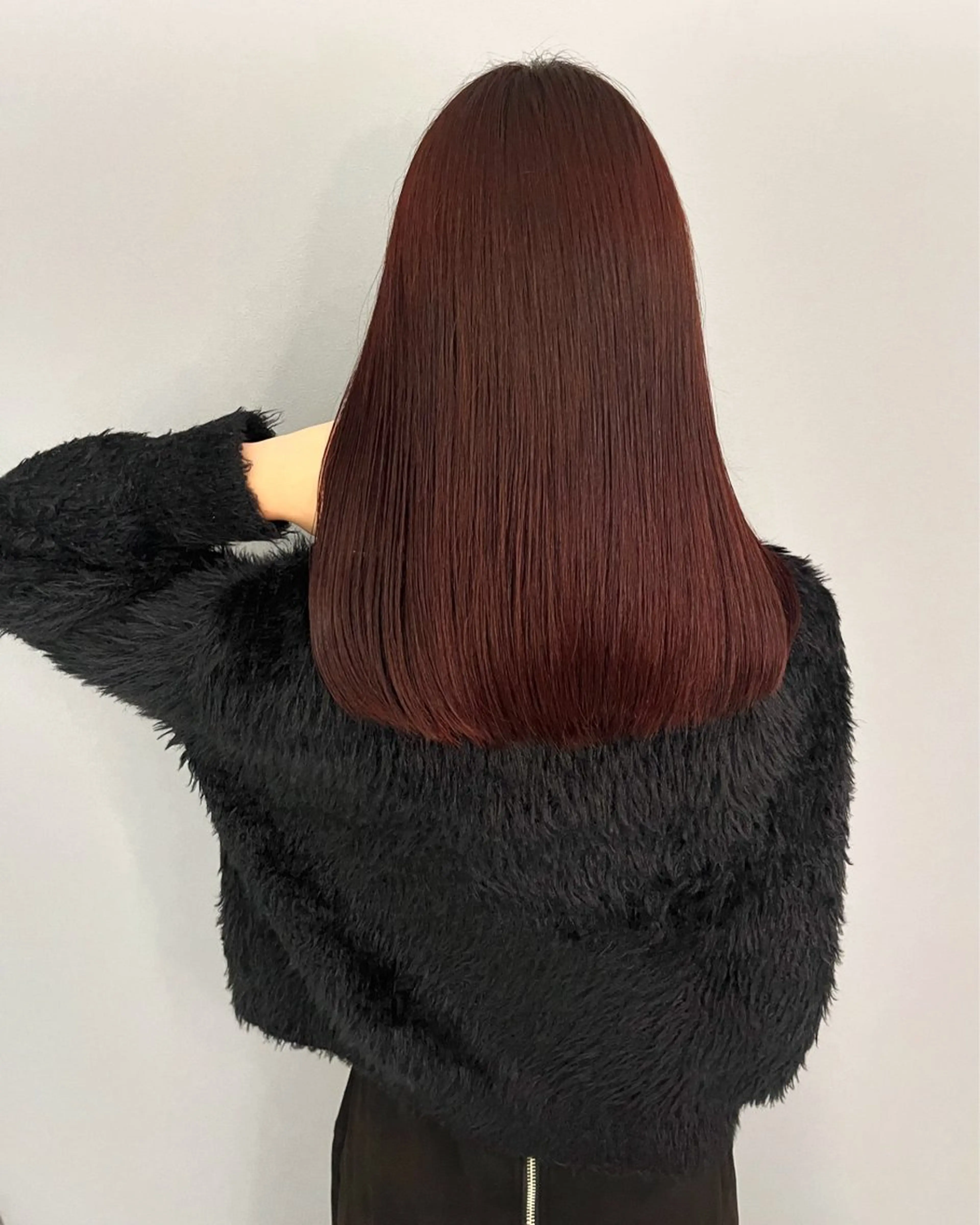 セミロング カラー カット ヘアカラー トリートメント 坂本 理輝のヘアスタイル