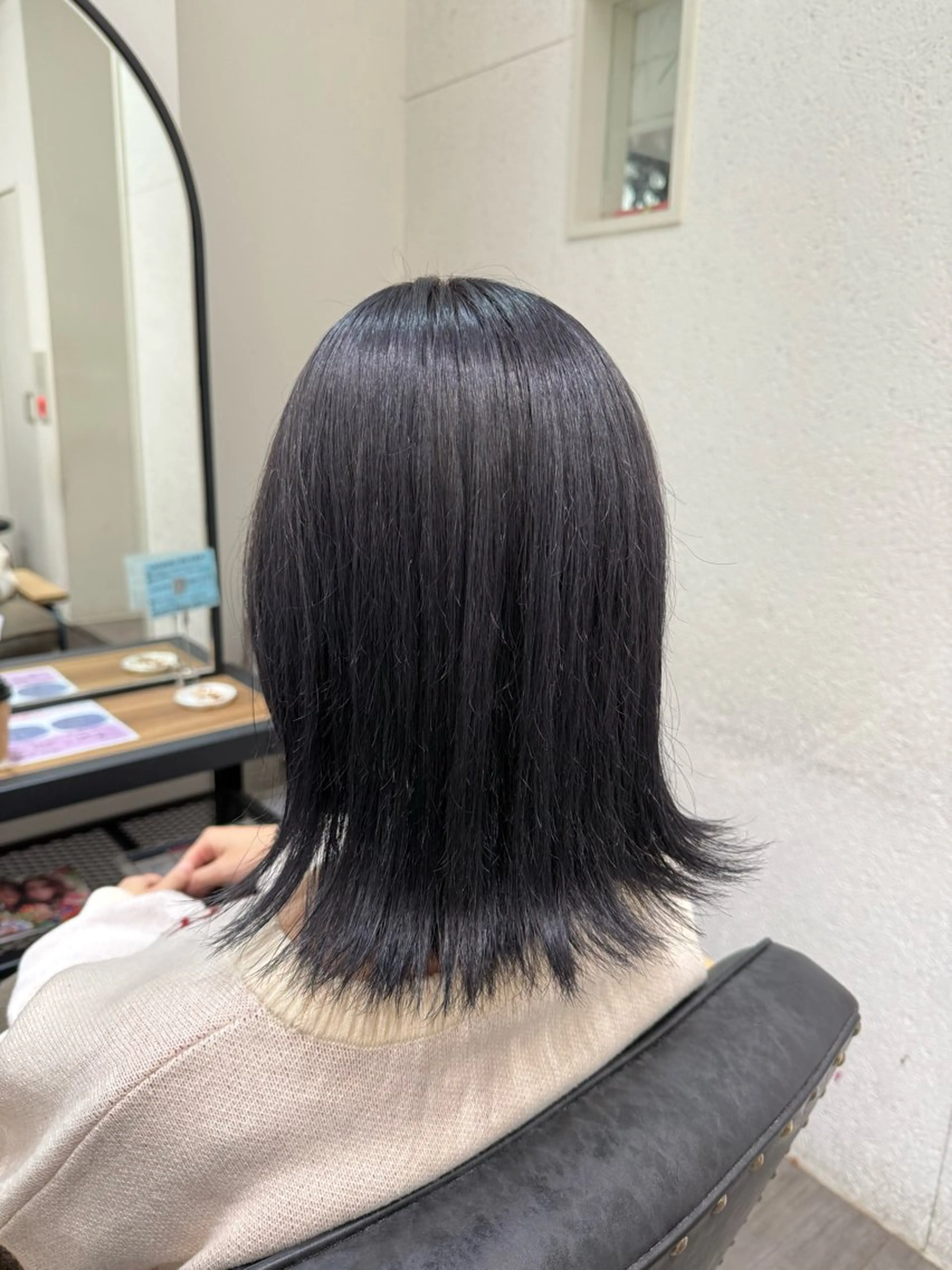 ショート カラー ヘアアレンジ ブルーカラー ヘアカラー トリートメント カラーリスト💟草間 紫音💟のヘアスタイル