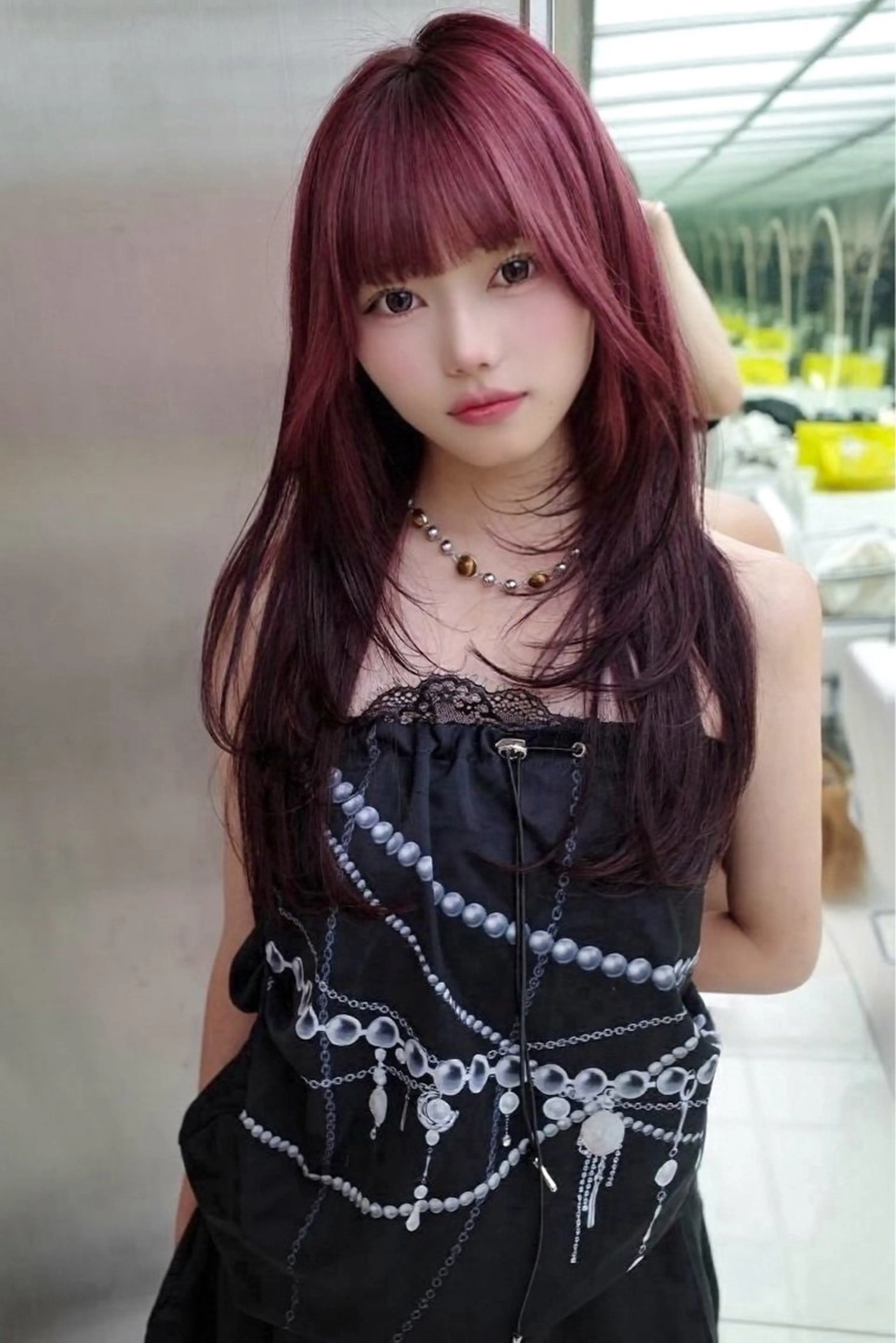 ロング カラー REDEALSHIBUYA所属・はるゆき/モテ髪 ハイレイヤー/艶髪のヘアスタイル