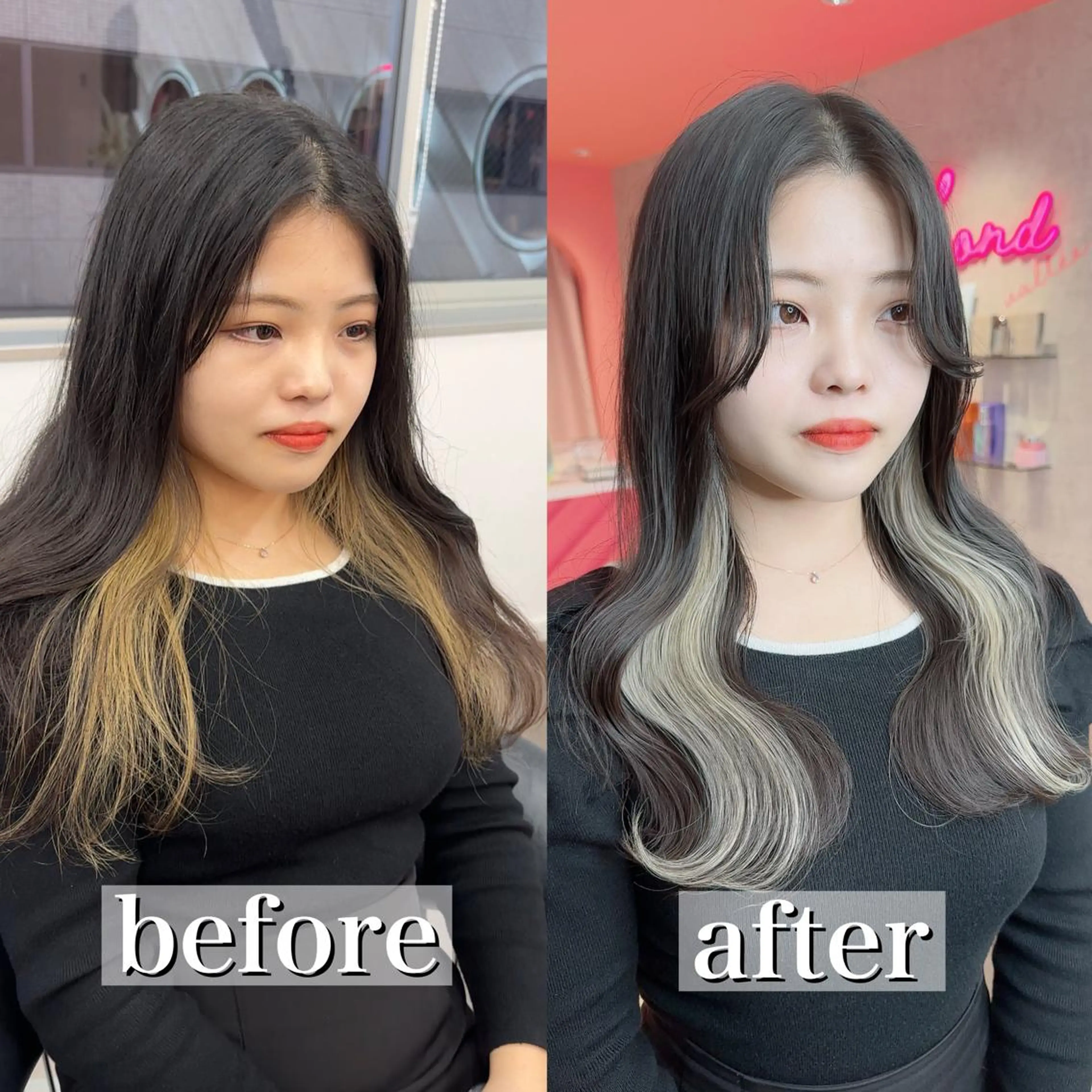 ロング カラー 韓国ヘア/艶カラー /田中悠佑のヘアスタイル