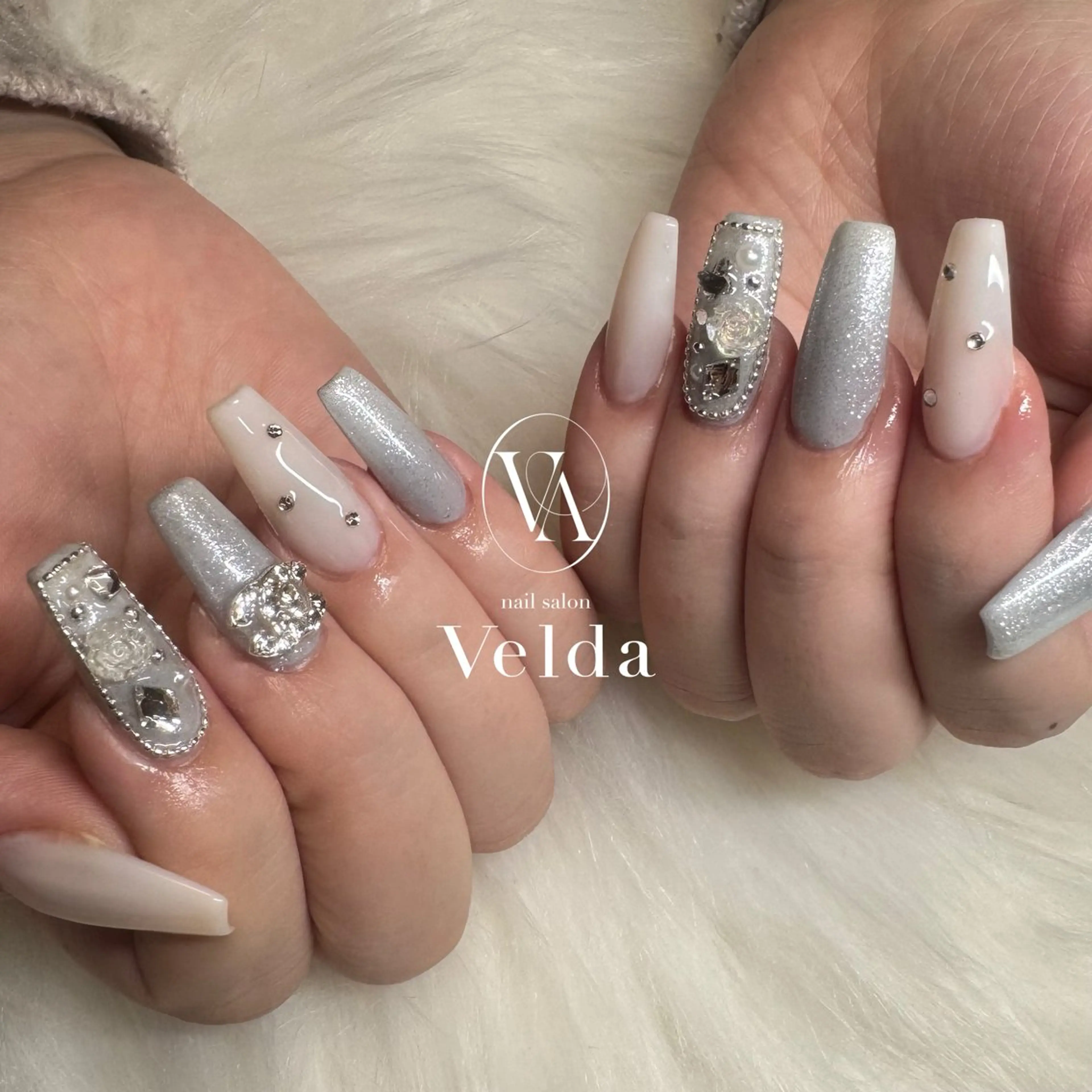 ネイル グラデーション 韓国ネイル 💎スカルプ💎 Velda(ベルダ)のネイルデザイン