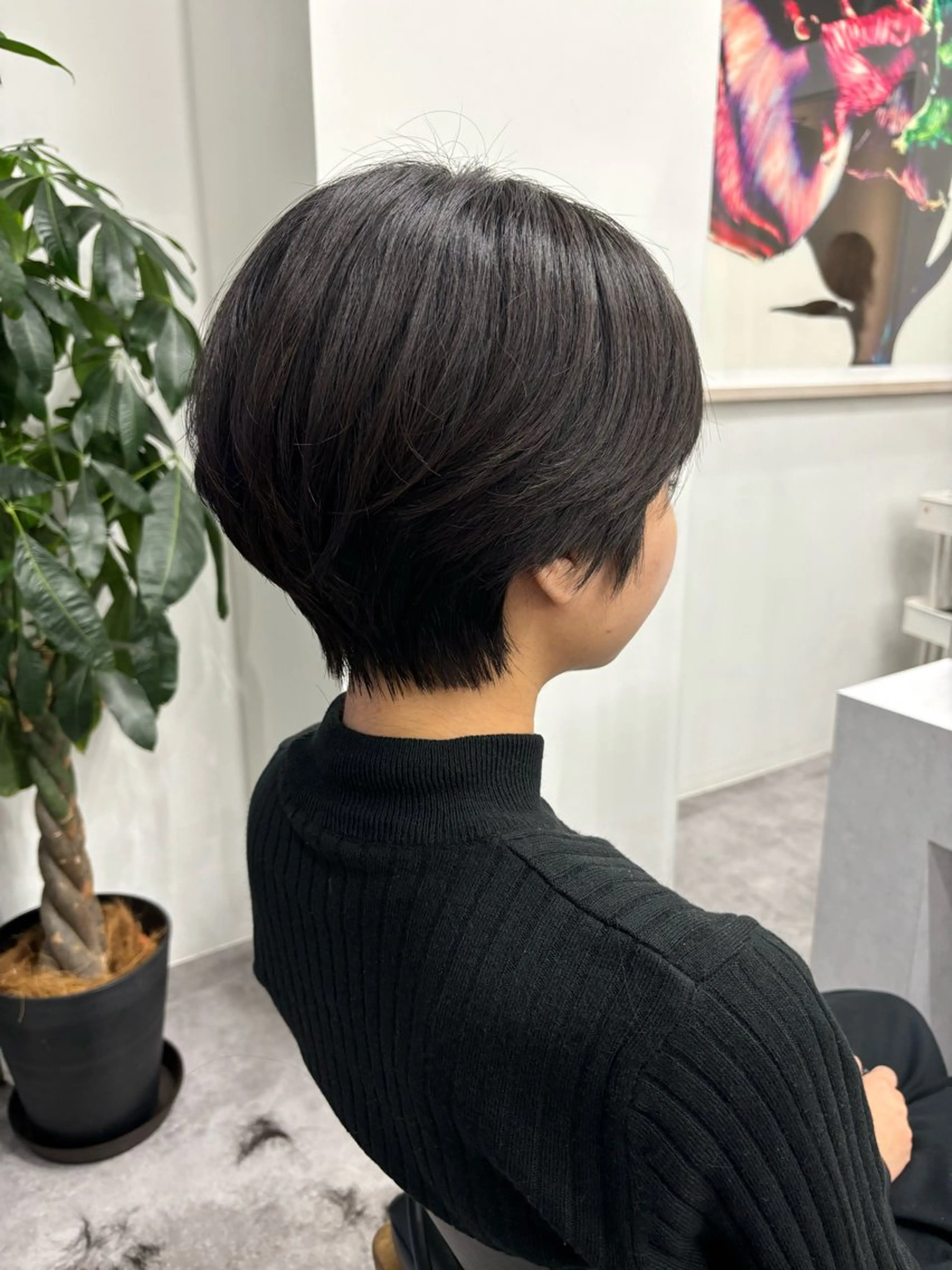 ショート カラー ヘアアレンジ マエダ アズミ🌱のヘアスタイル