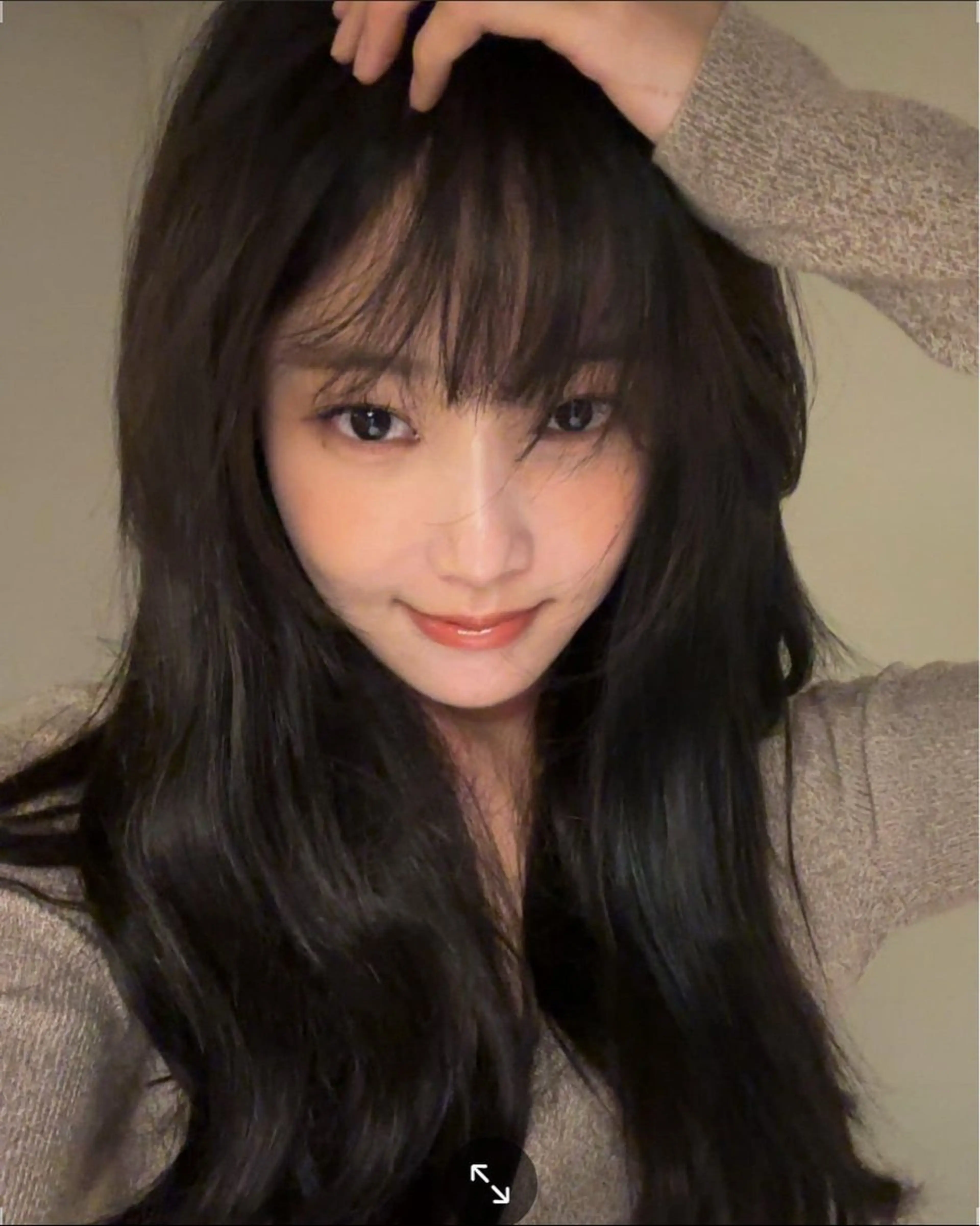 ロング カラー パーマ ヘアアレンジ メンズ キッズ カット ヘアカラー トリートメント ヘッドスパ ヘアセット 上品＆韓国風 🥀海心🥀のヘアスタイル