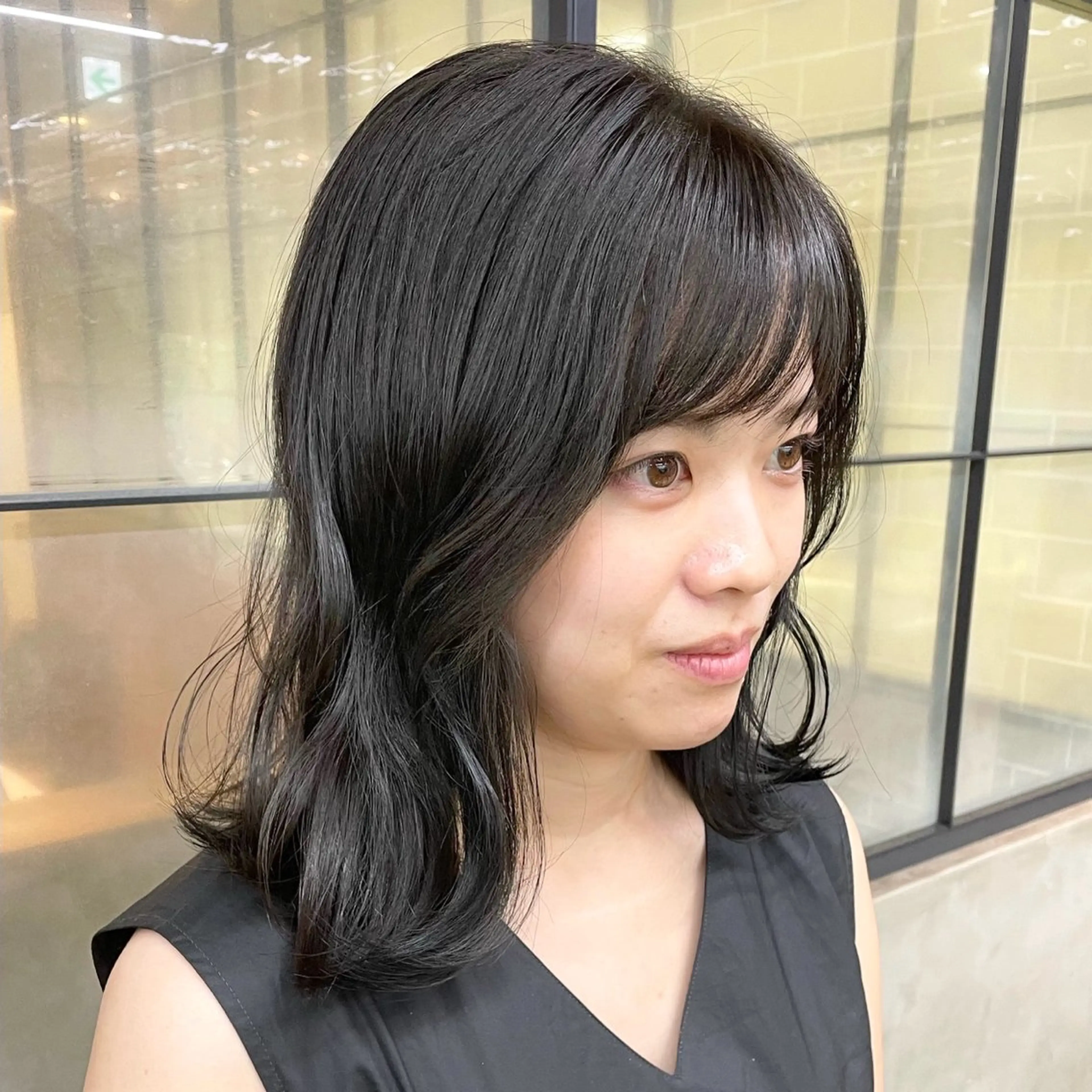 ミディアム カラー カット ヘアカラー k-two京都店所属・大人女性スタイル✂︎ 中谷大志朗のヘアスタイル