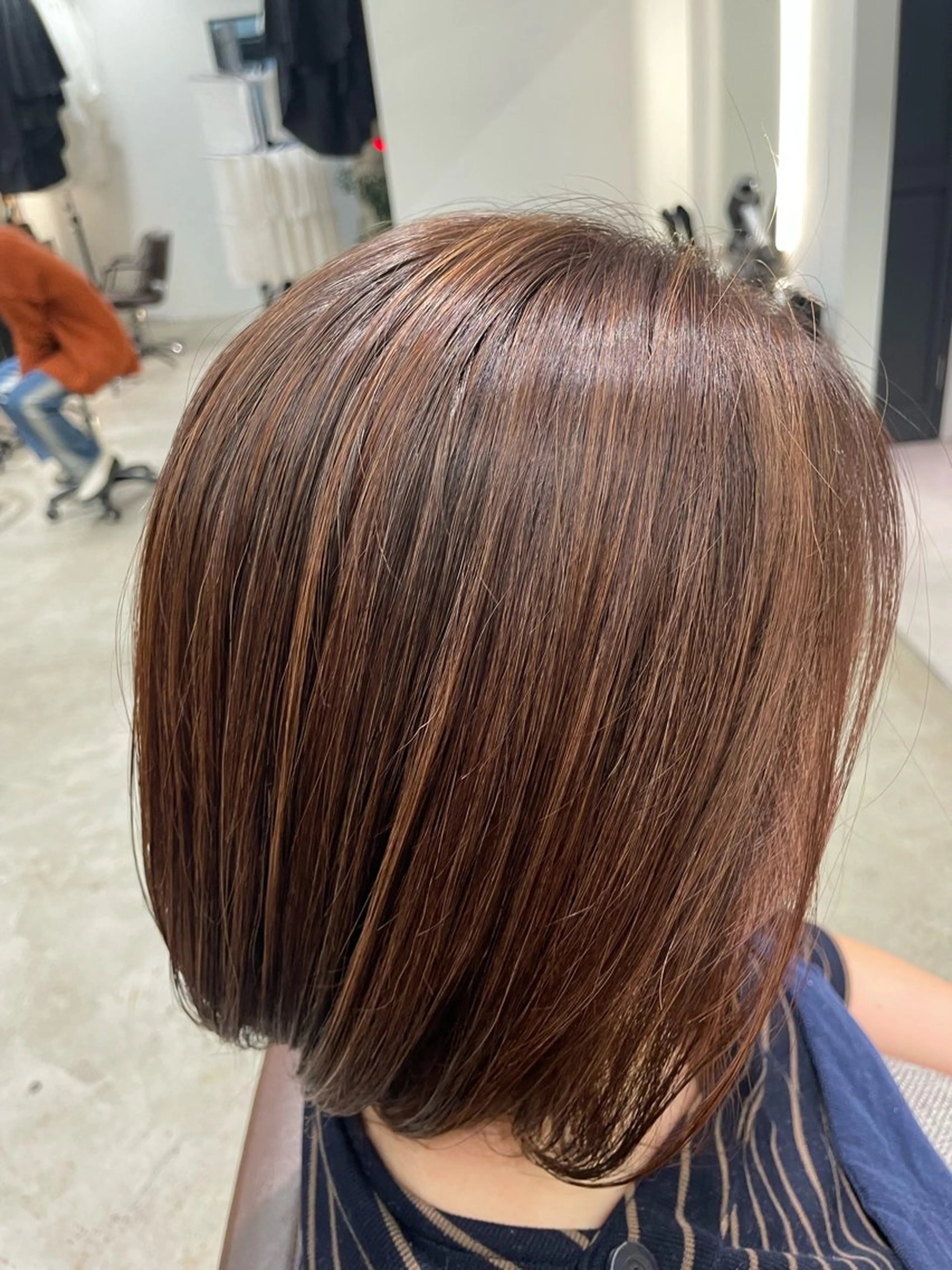 ショート カラー ハイライトカラー ハイライト はら しおりのヘアスタイル