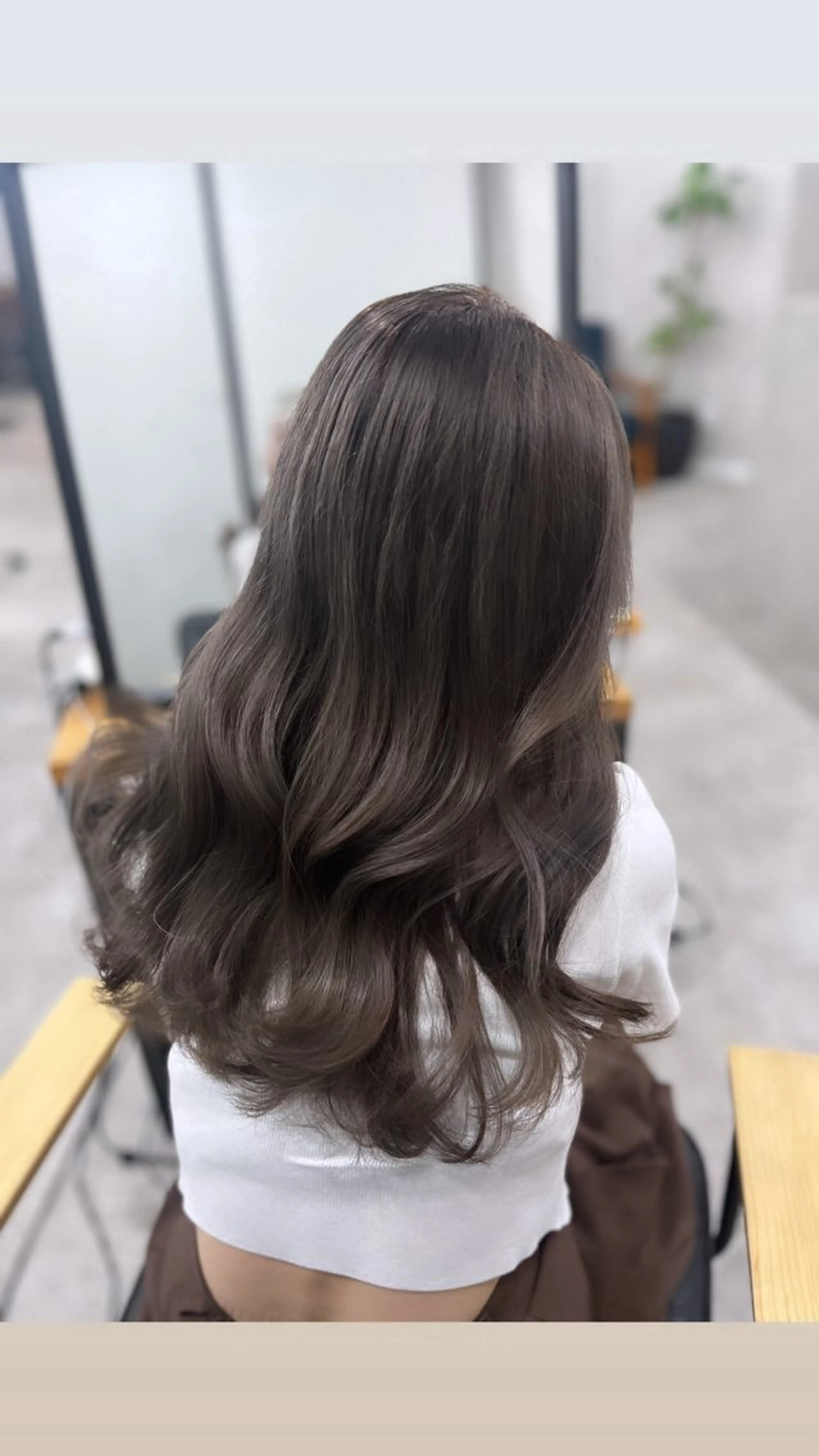 セミロング カラー ヘアアレンジ 透明感カラー グレージュ ハイトーンカラー 似合わせカット 梅田トレンドレイヤー RISA🎀💕のヘアスタイル