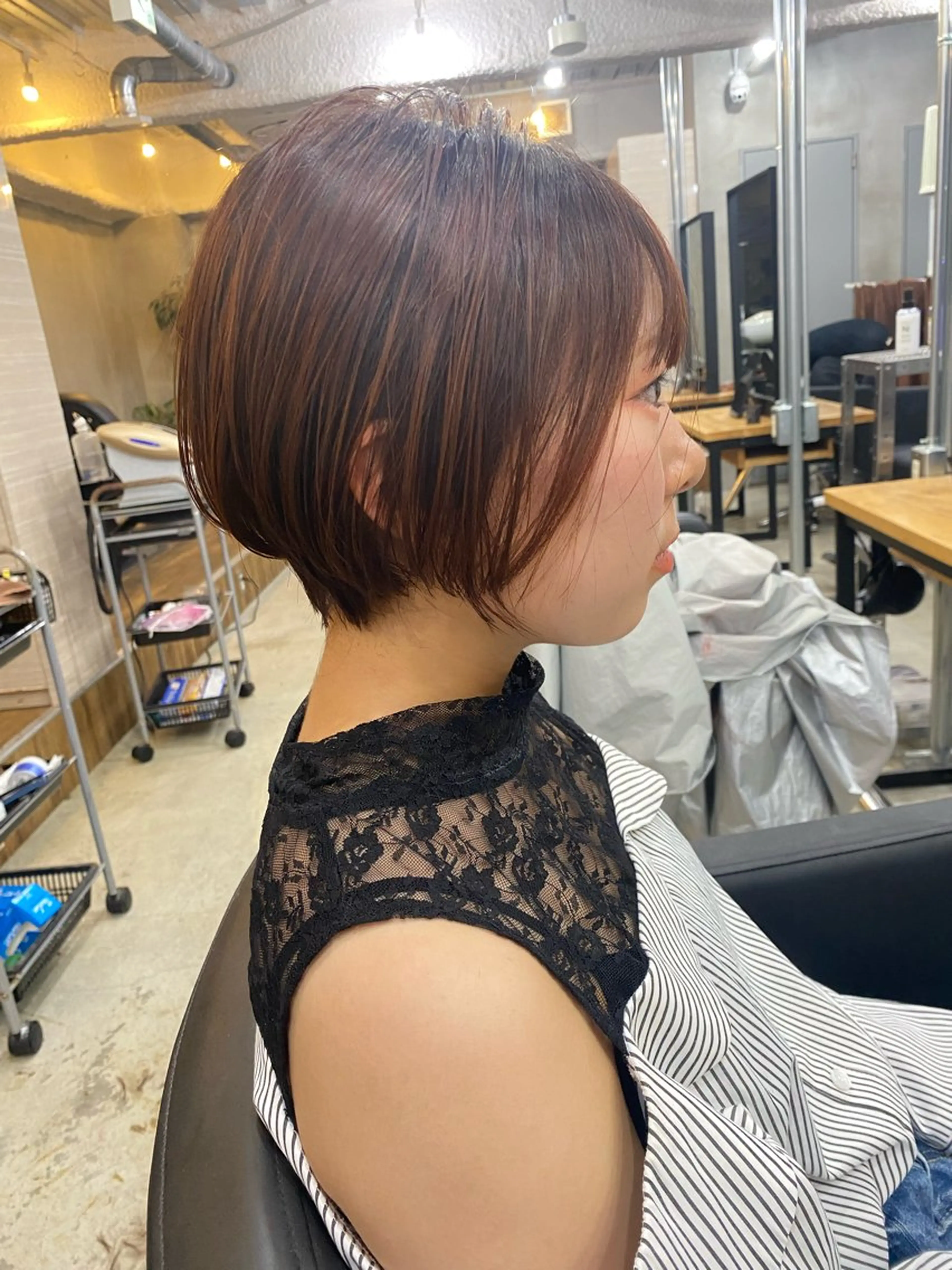 ショート ショートヘア カット ヘアカラー Ra-Ffichi by siun所属・宮田海聖 ナチュラル/美髪のヘアスタイル