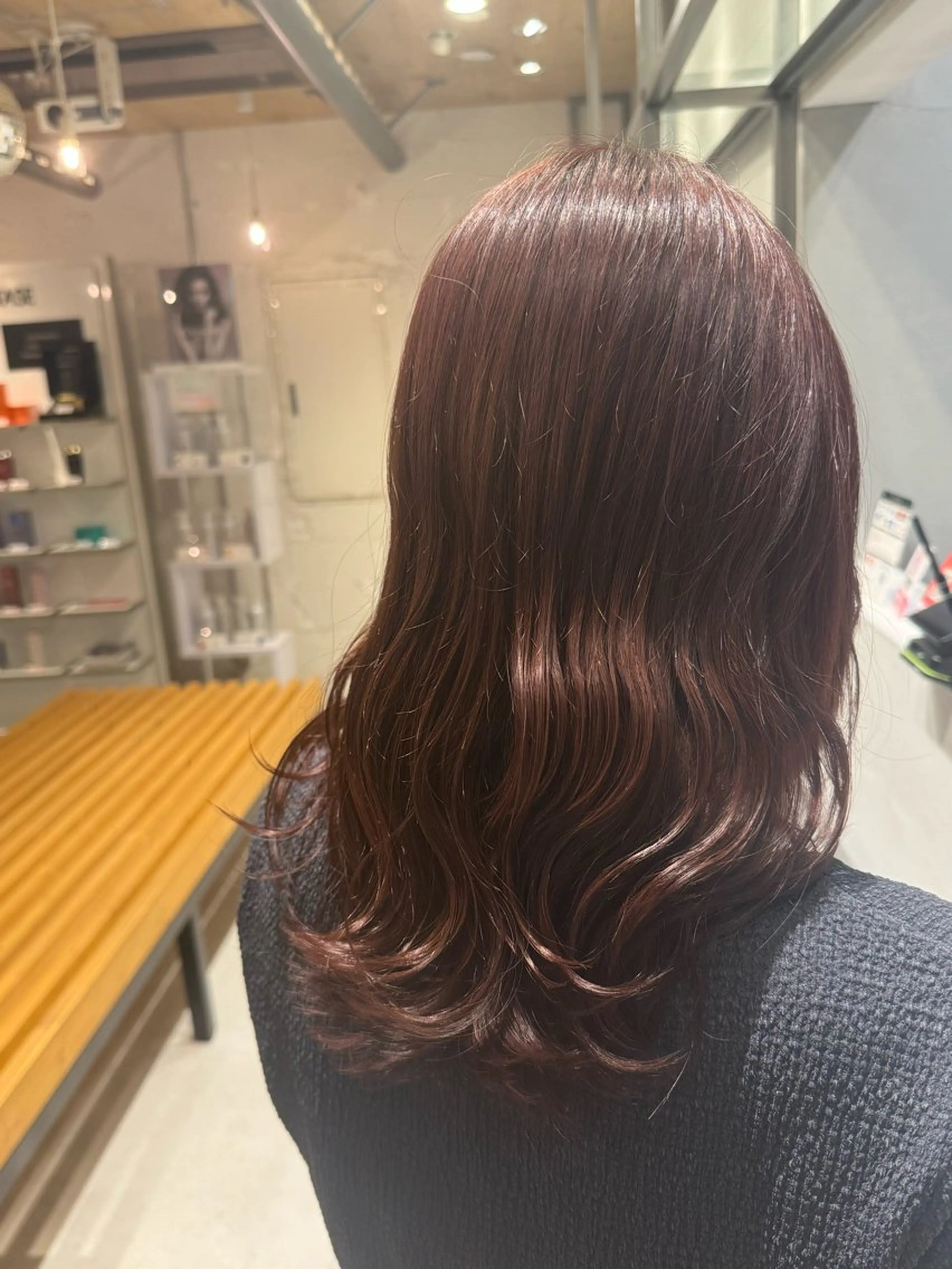 ミディアム 🌶推しカラー RINA🌶´-のヘアスタイル