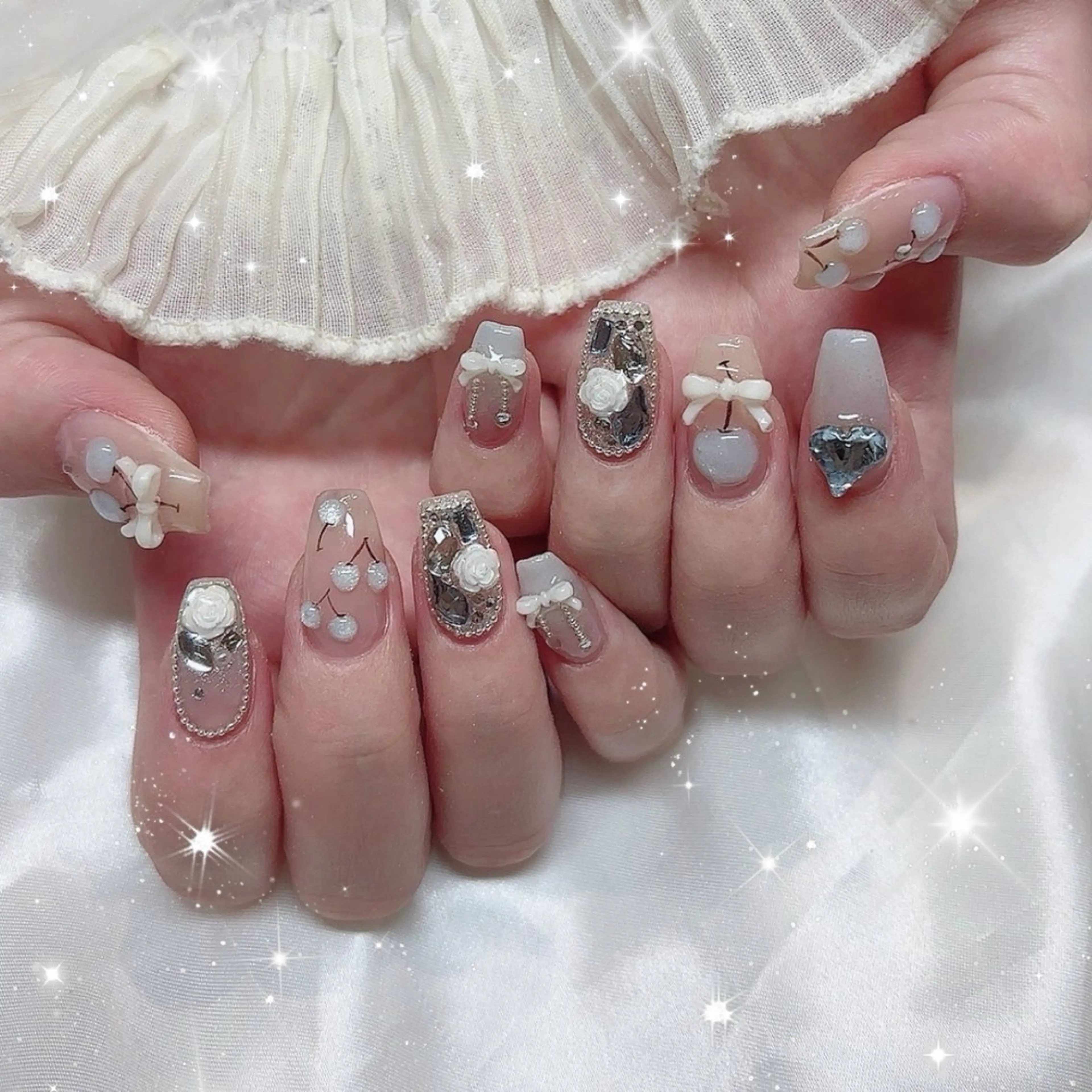 ミディアム 韓国風ヘア nail salon  sissy所属・sissy yukaのネイルデザイン