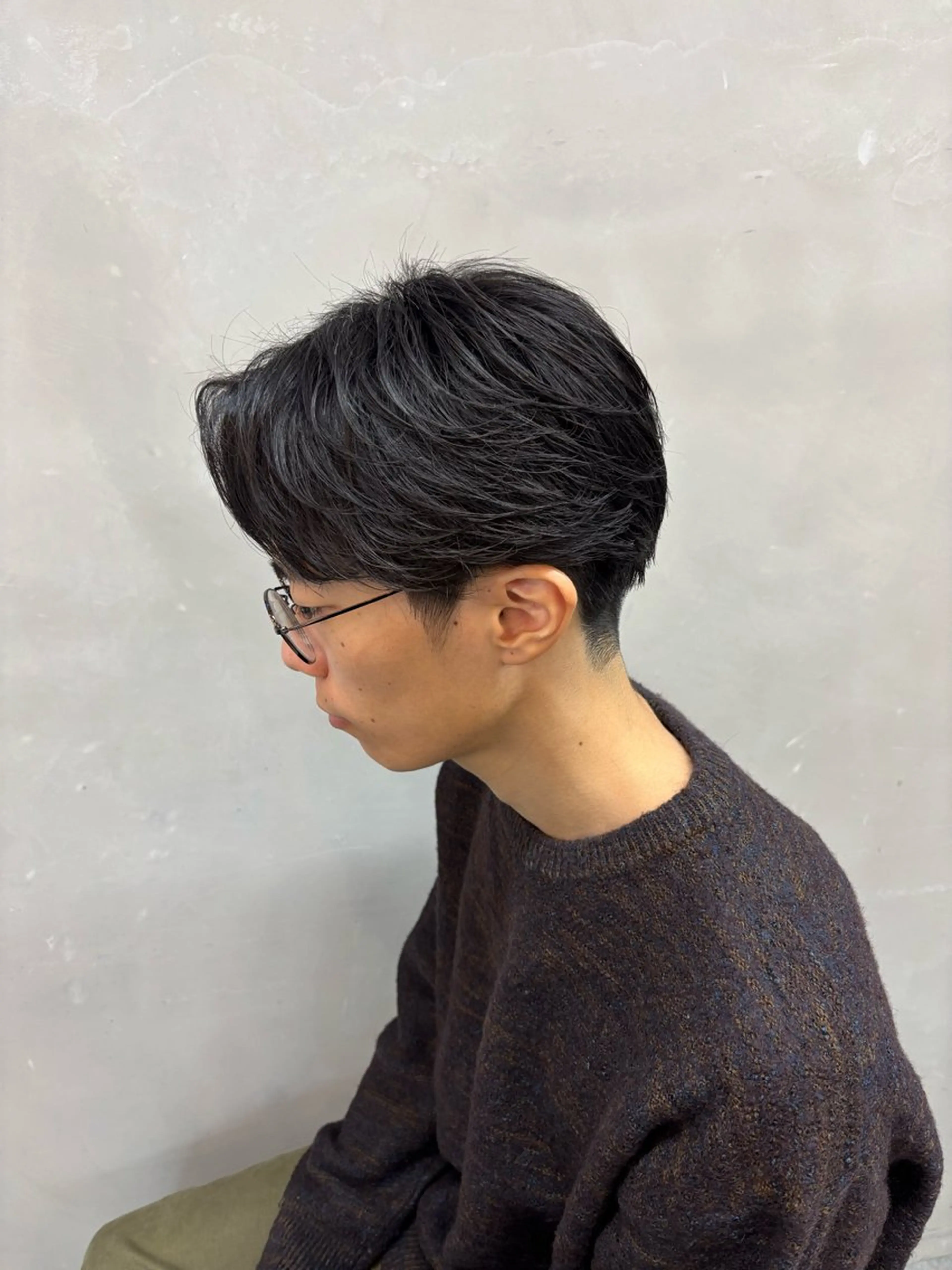 ショート メンズ カット パーマ 鹿児島 TSUBASAのヘアスタイル