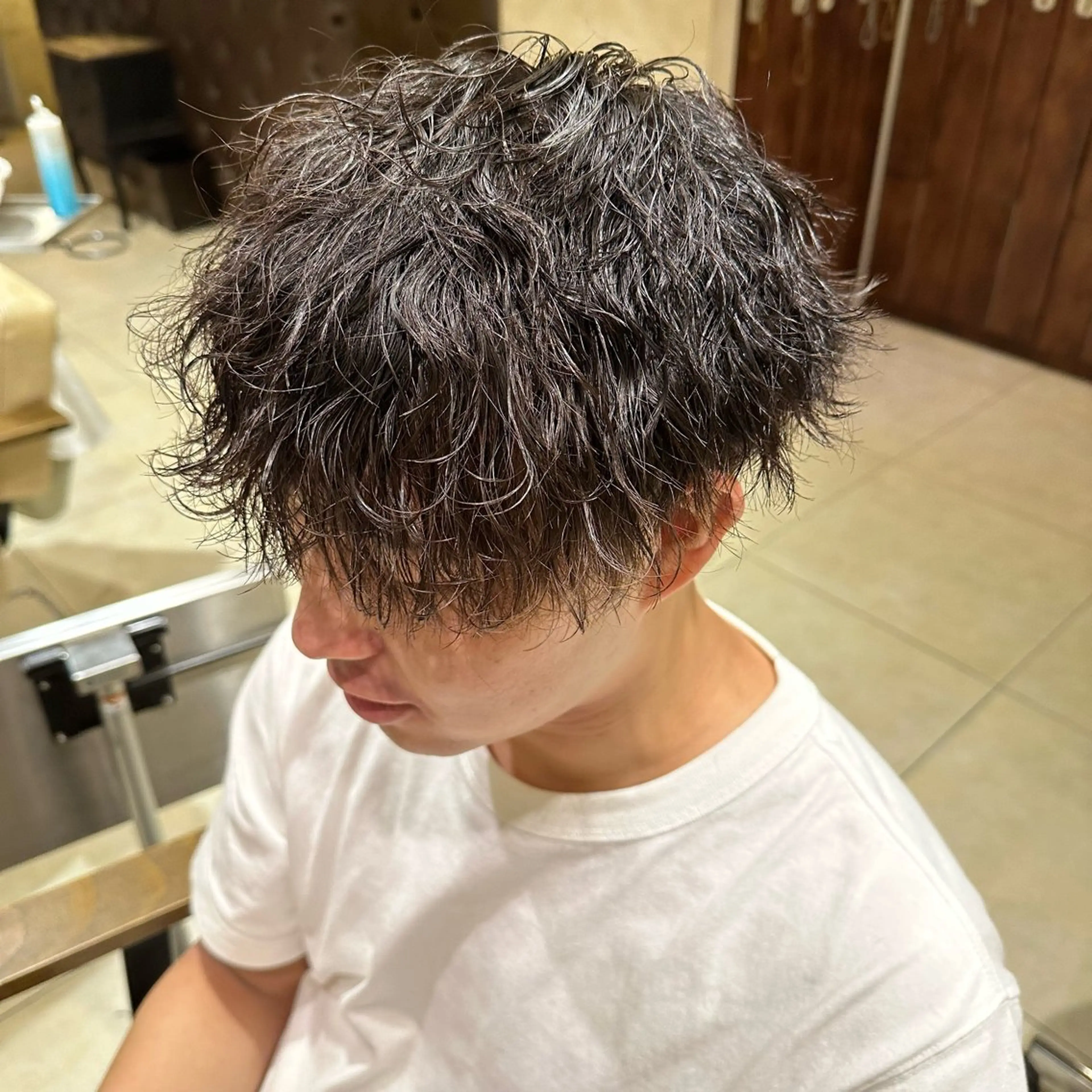 パーマ メンズ カット パーマ 🫧Lee十三🫧 濱平ももかのヘアスタイル