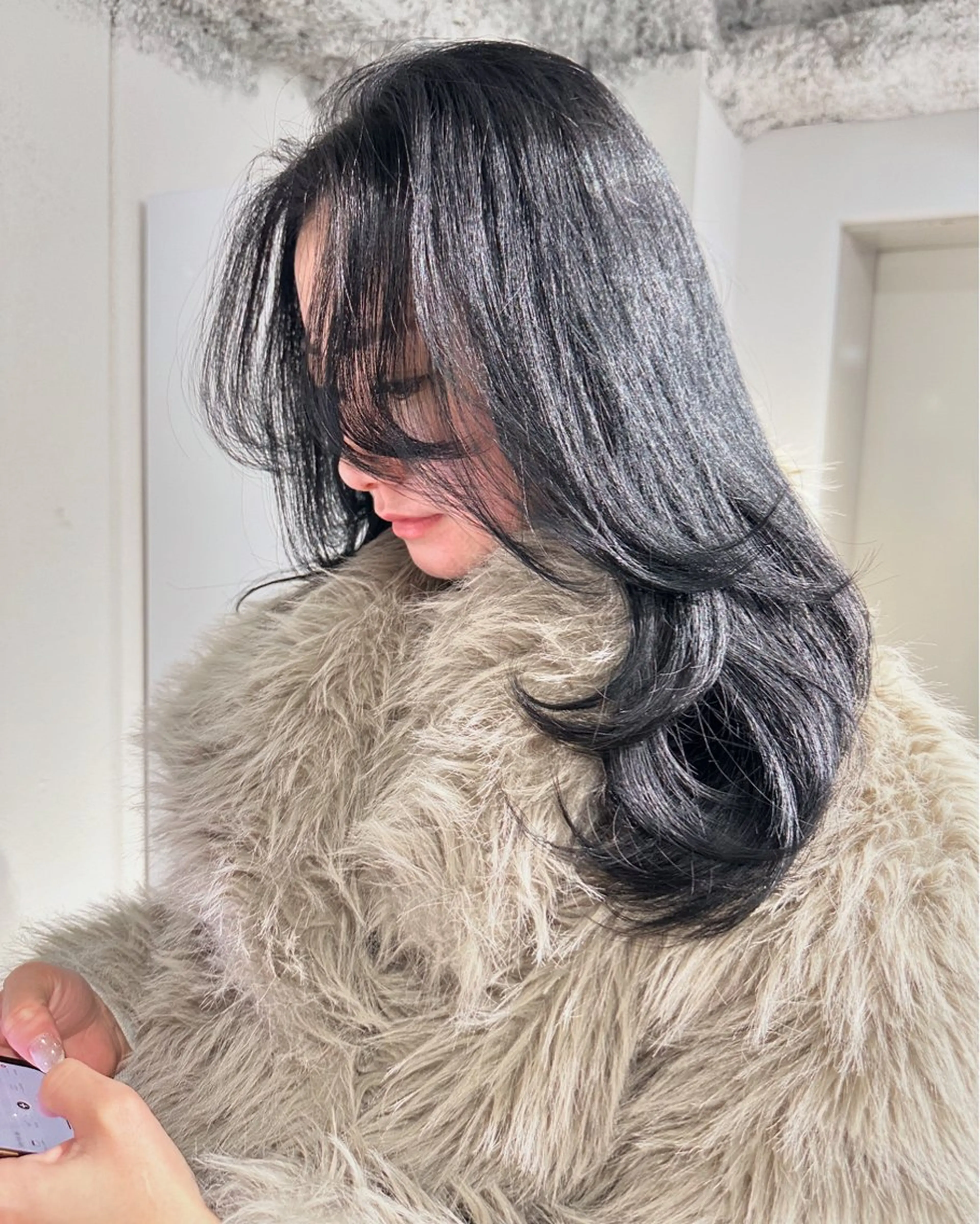 ミディアム カラー カット ヘアカラー トリートメント 海外風 レイヤー 💠MIKUのヘアスタイル