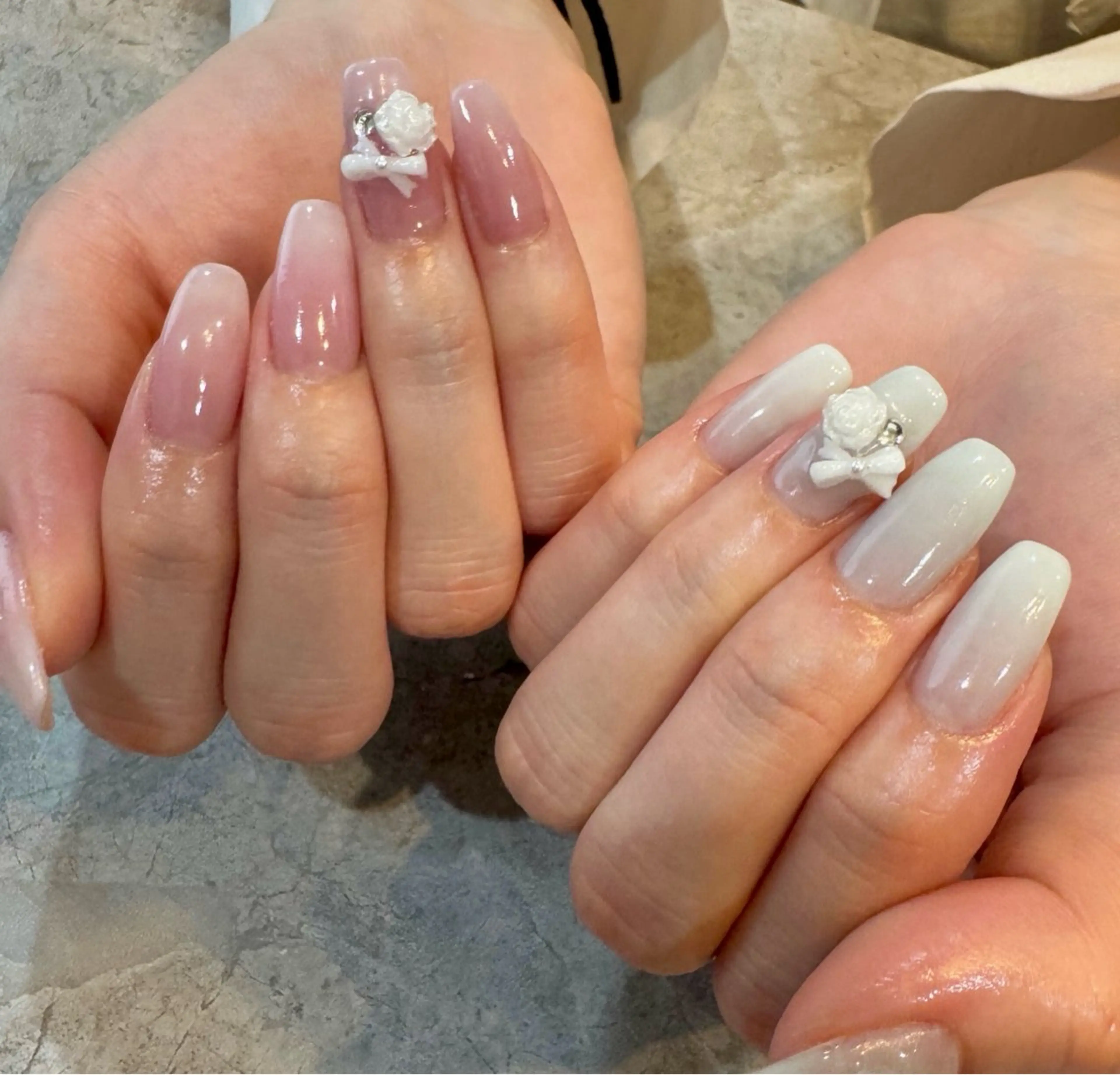 ネイル ガーリー ハンドネイル Blé nailのネイルデザイン