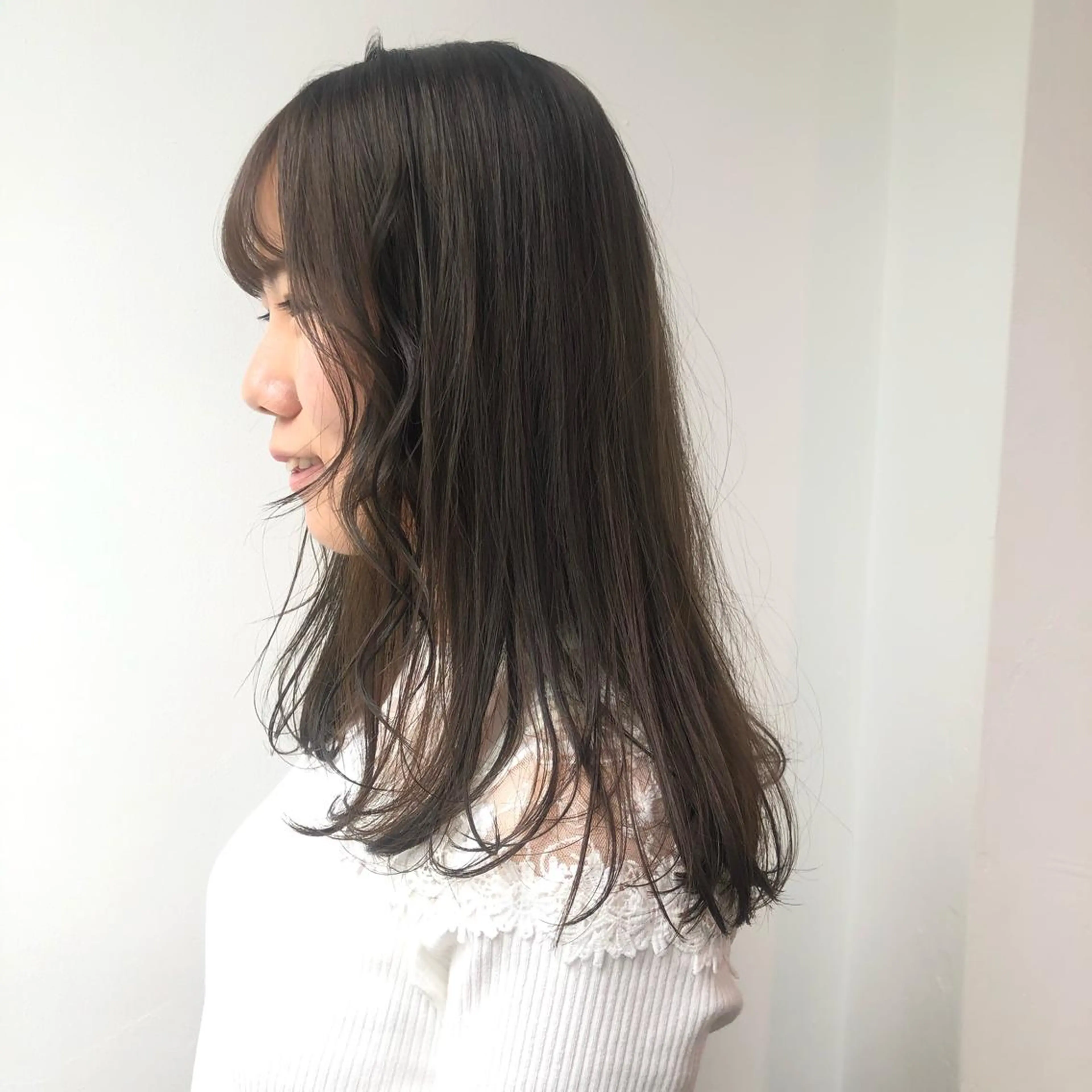 ミディアム カラー ヘアカラー トリートメント ❤️sai❤️ official❤️のヘアスタイル
