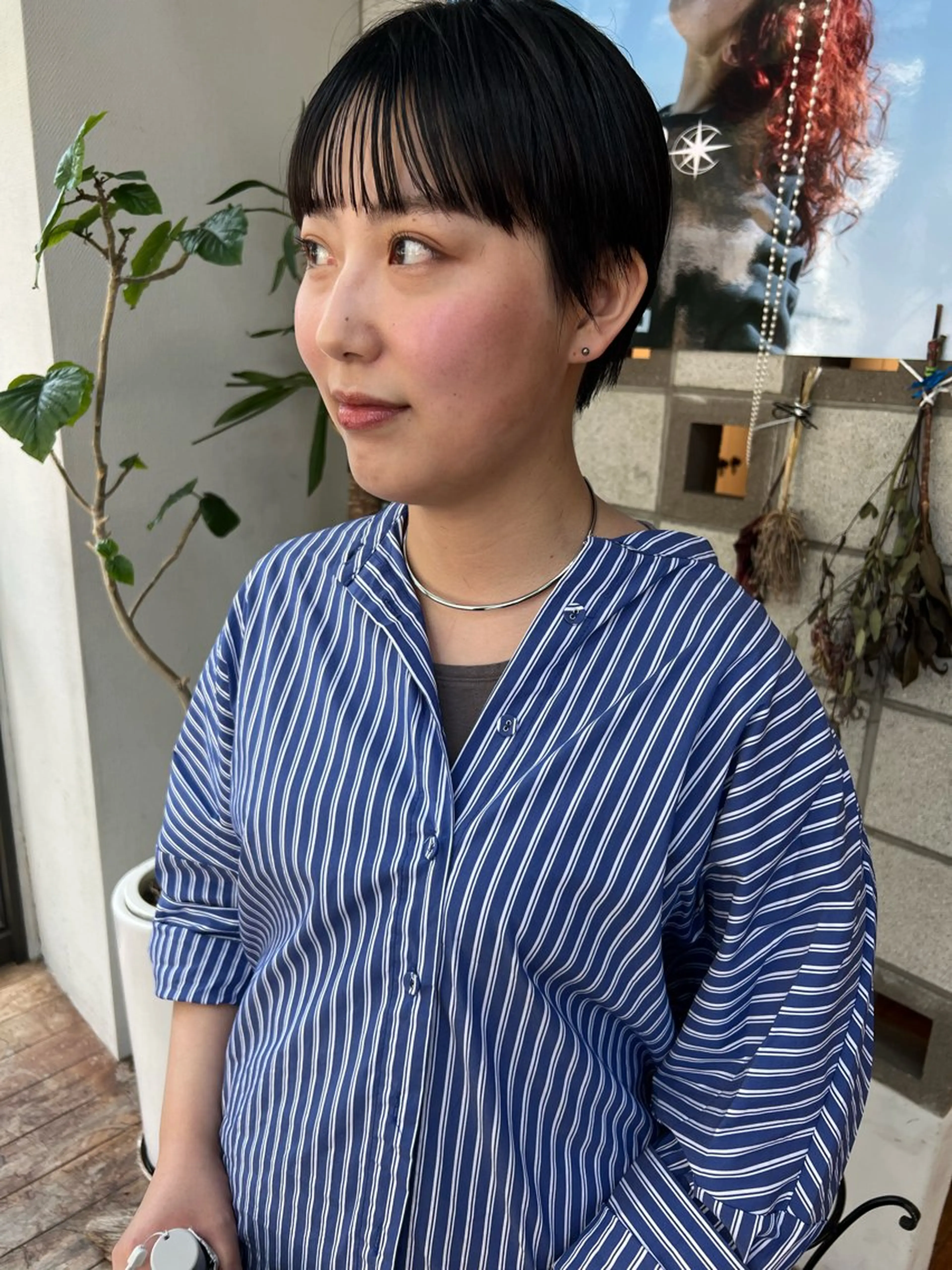 ショート ハンサムショート ショートヘア カット パーマ 松本  夏海のヘアスタイル