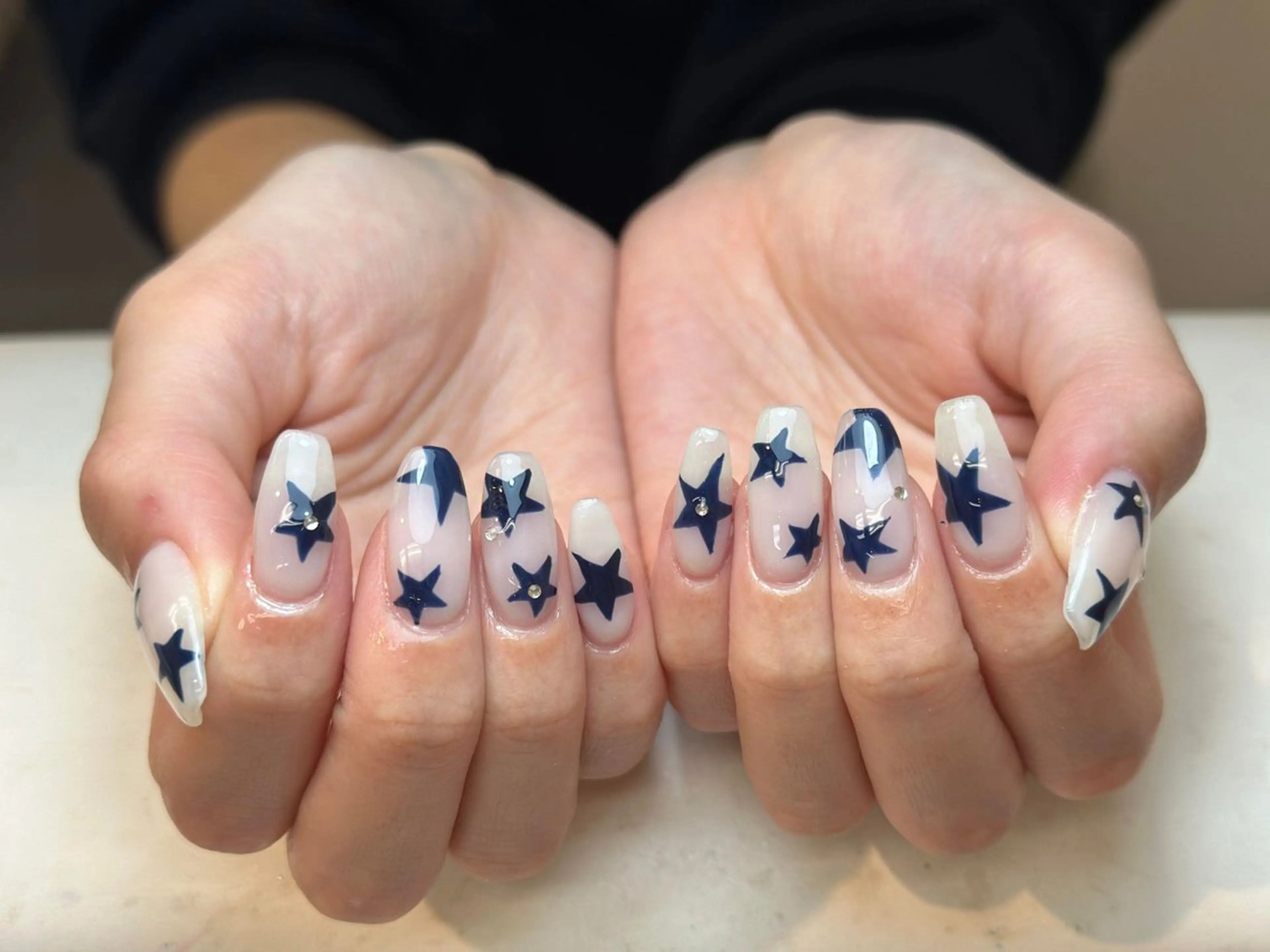 ネイル アートネイル ジェルネイル ニュアンスネイル シンプルネイル ハンドネイル Jenn Nail Shinokuboのネイルデザイン