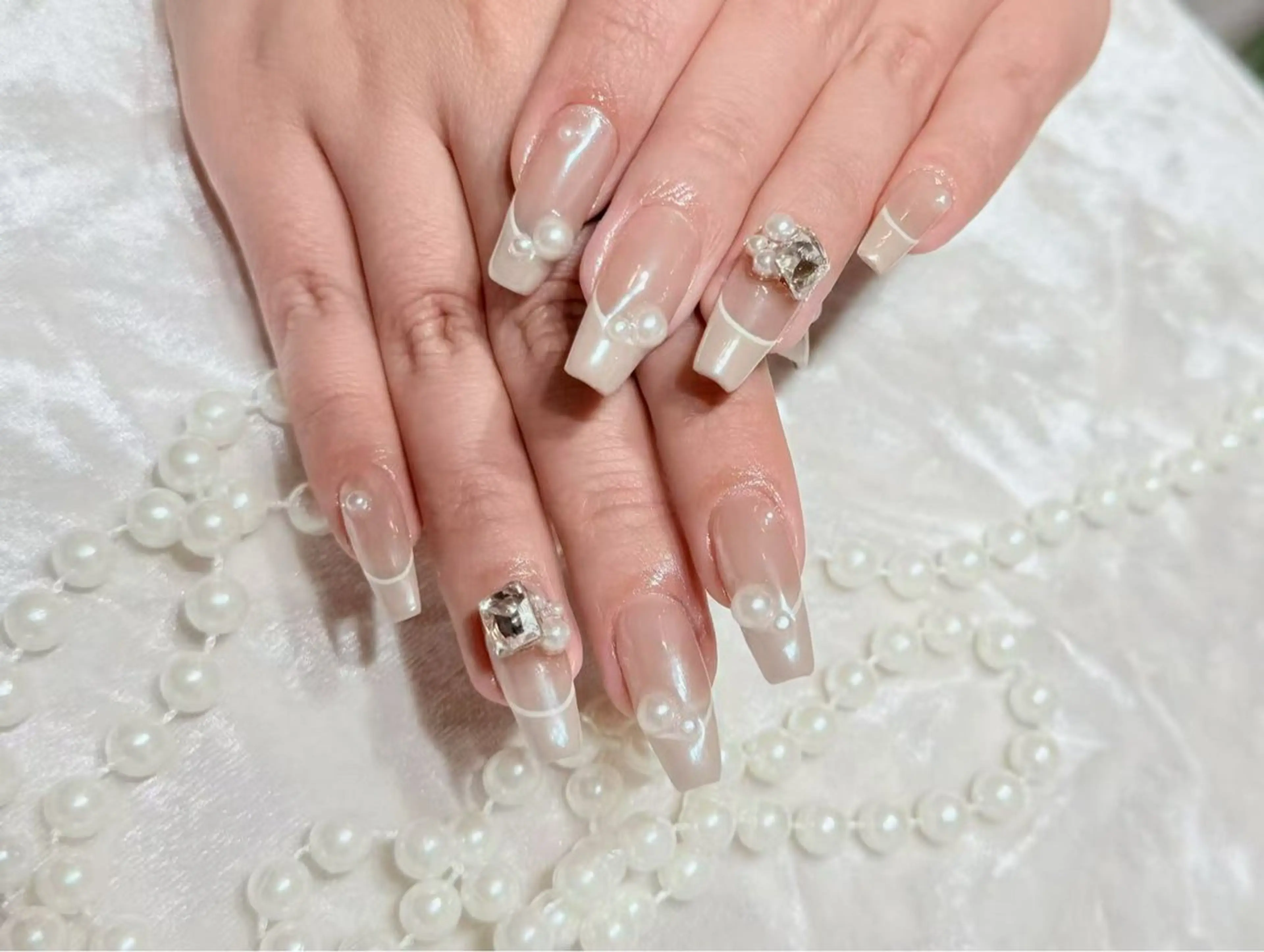 ネイル アートネイル フットネイル ジェルネイル ハート マグネットネイル My nail所属・babarla Nailのネイルデザイン