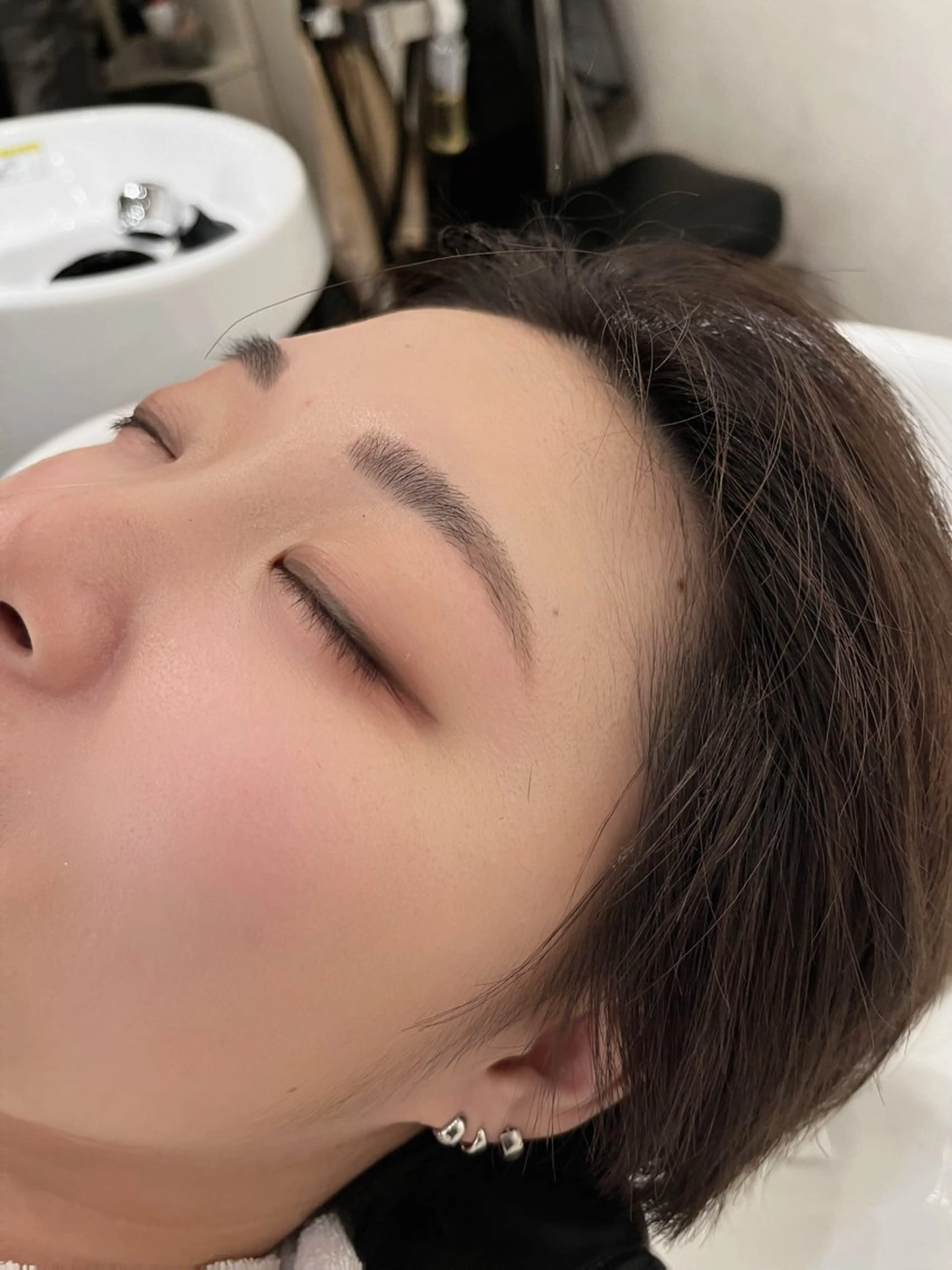 アイブロウ ducca所属・ナガト カオリのヘアスタイル