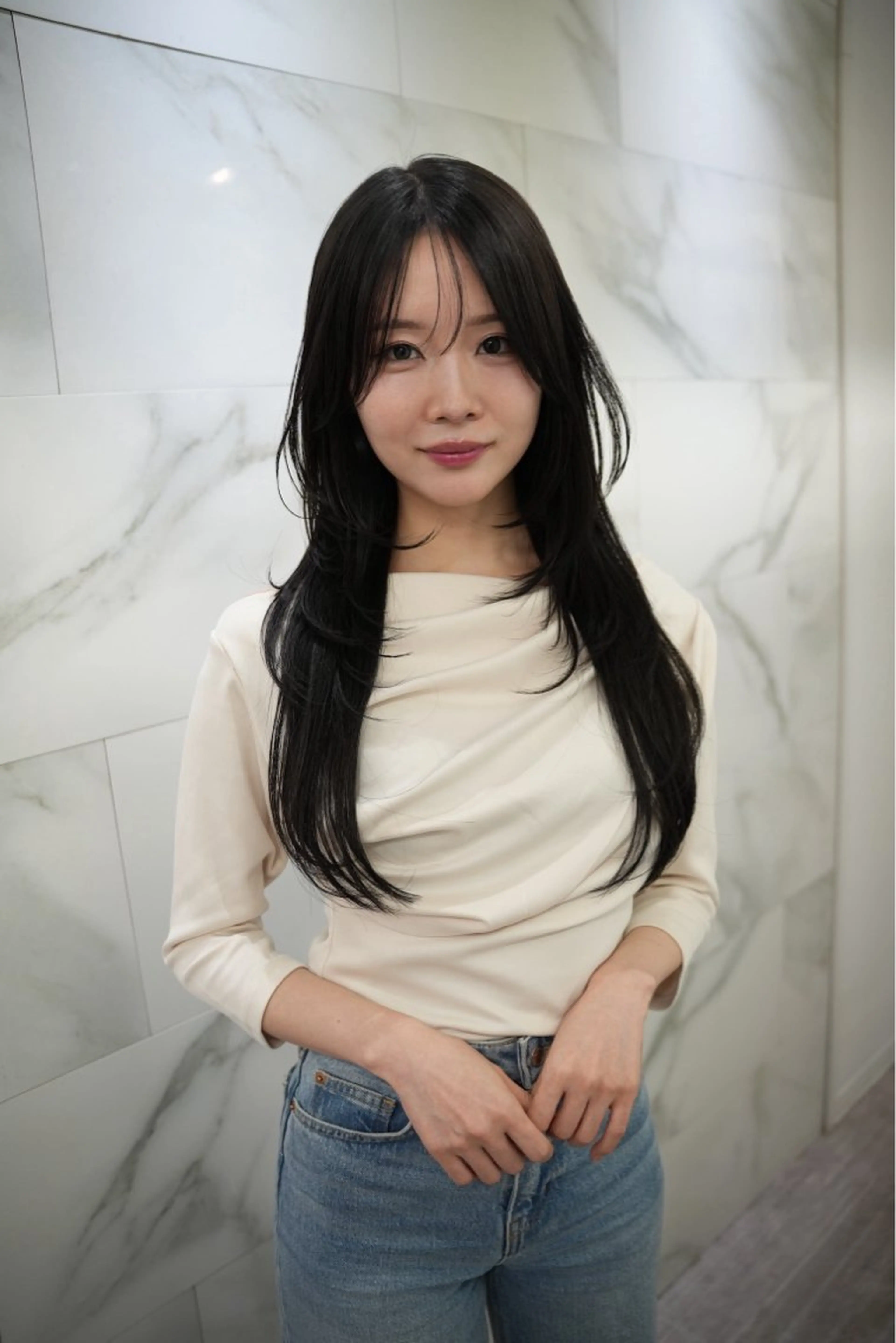 ロング カラー ヘアカラー soigné 表参道【ソワネ】所属・🖱️透明感カラー ×髪質改善Rikyuのヘアスタイル