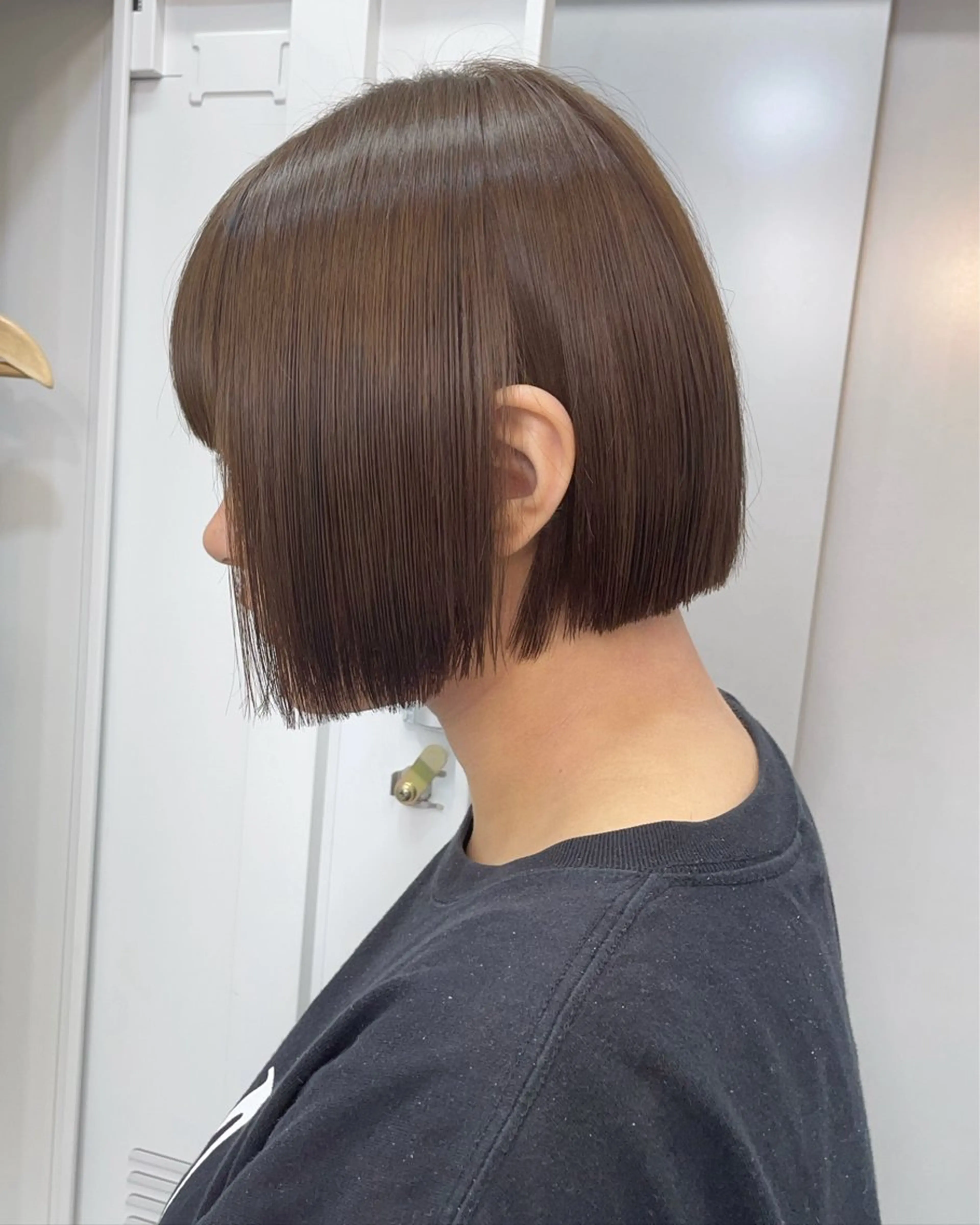 ショート カラー ベージュカラー ブリーチ ダブルカラー ブリーチなしカラー オリーブベージュ ヘアカラー トリートメント ✨髪質改善✨原宿 えのもと　はなのヘアスタイル