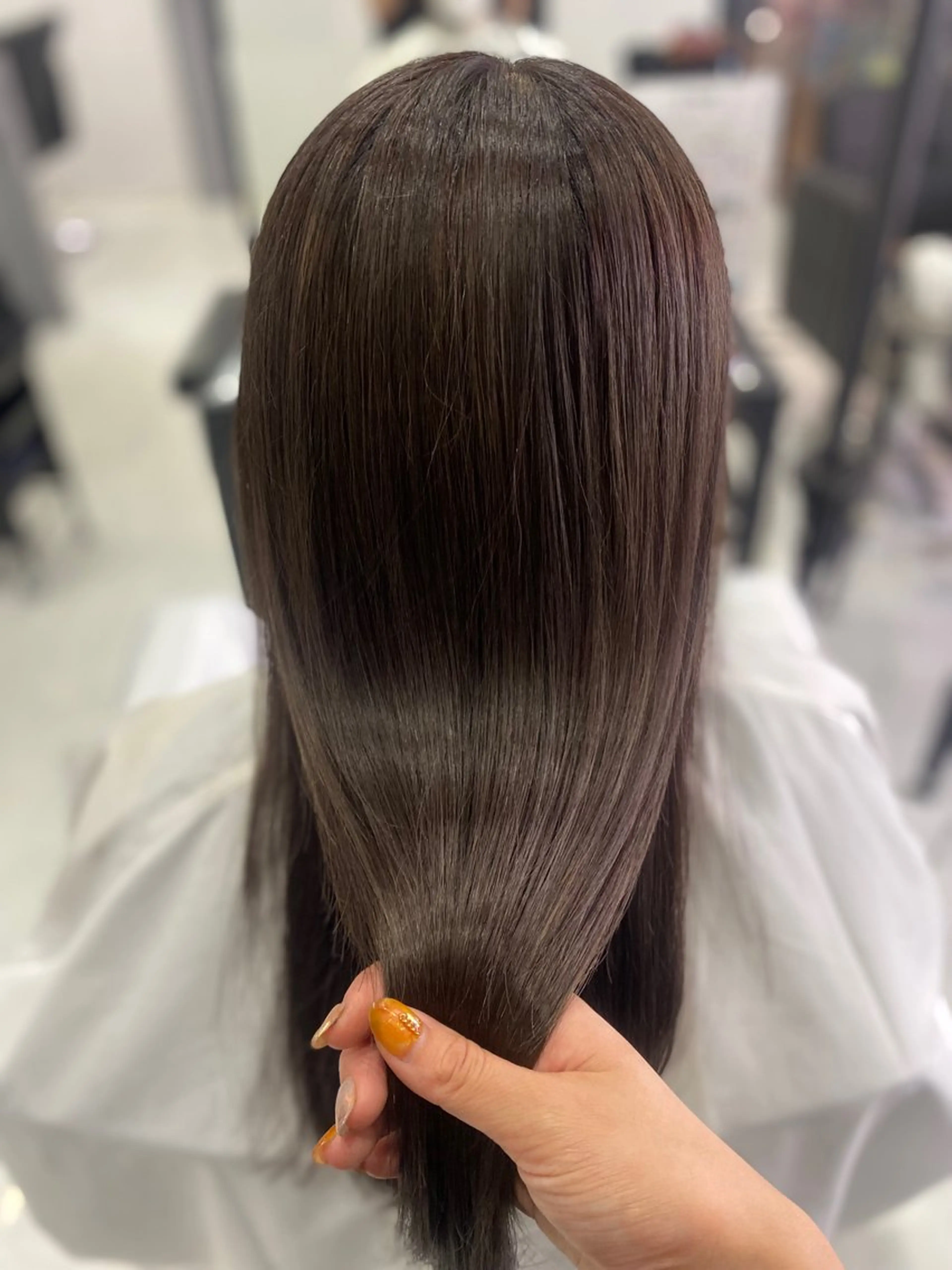 ロング カラー カット ヘアカラー トリートメント 韓国レイヤー× 透明感 ひかるのヘアスタイル