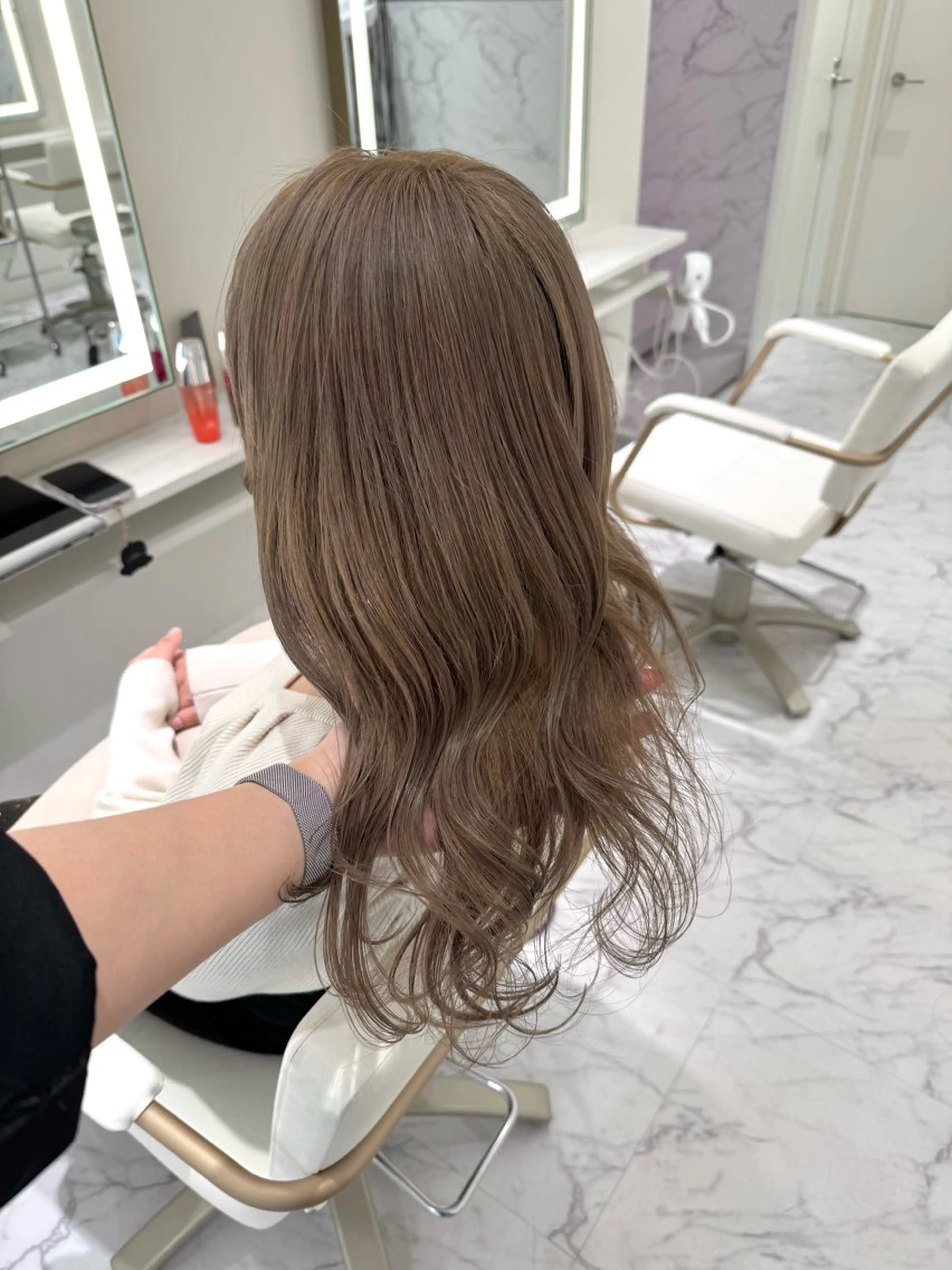 ロング カラー ヘアカラー ParveMix🍀 藤原愛未のヘアスタイル