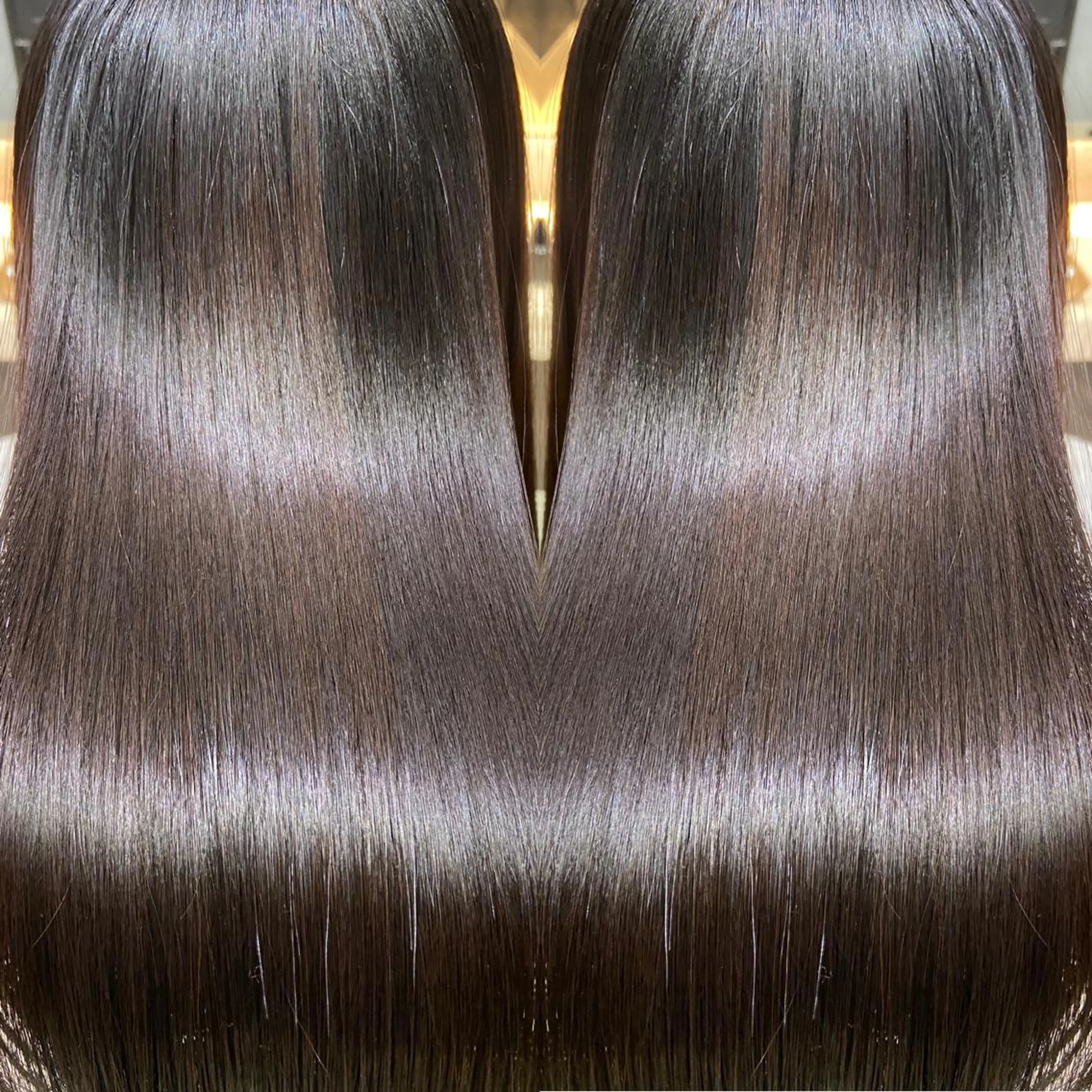 セミロング カラー 髪質改善 カット ヘアカラー トリートメント ツバサ 髪質改善のヘアスタイル