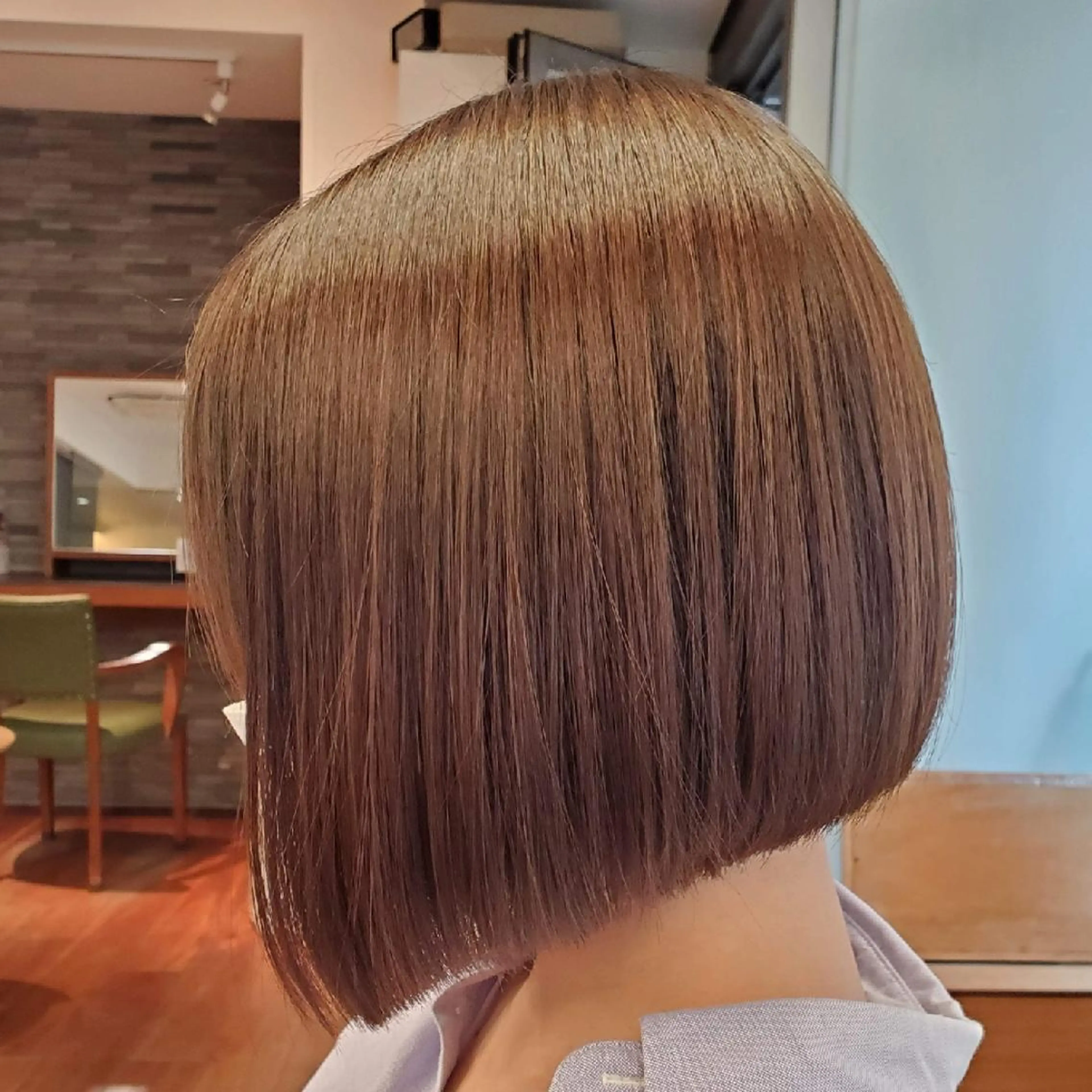 ミディアム 切りっぱなしボブ ボブ SORA麻布十番店所属・武藤 虎太朗のヘアスタイル