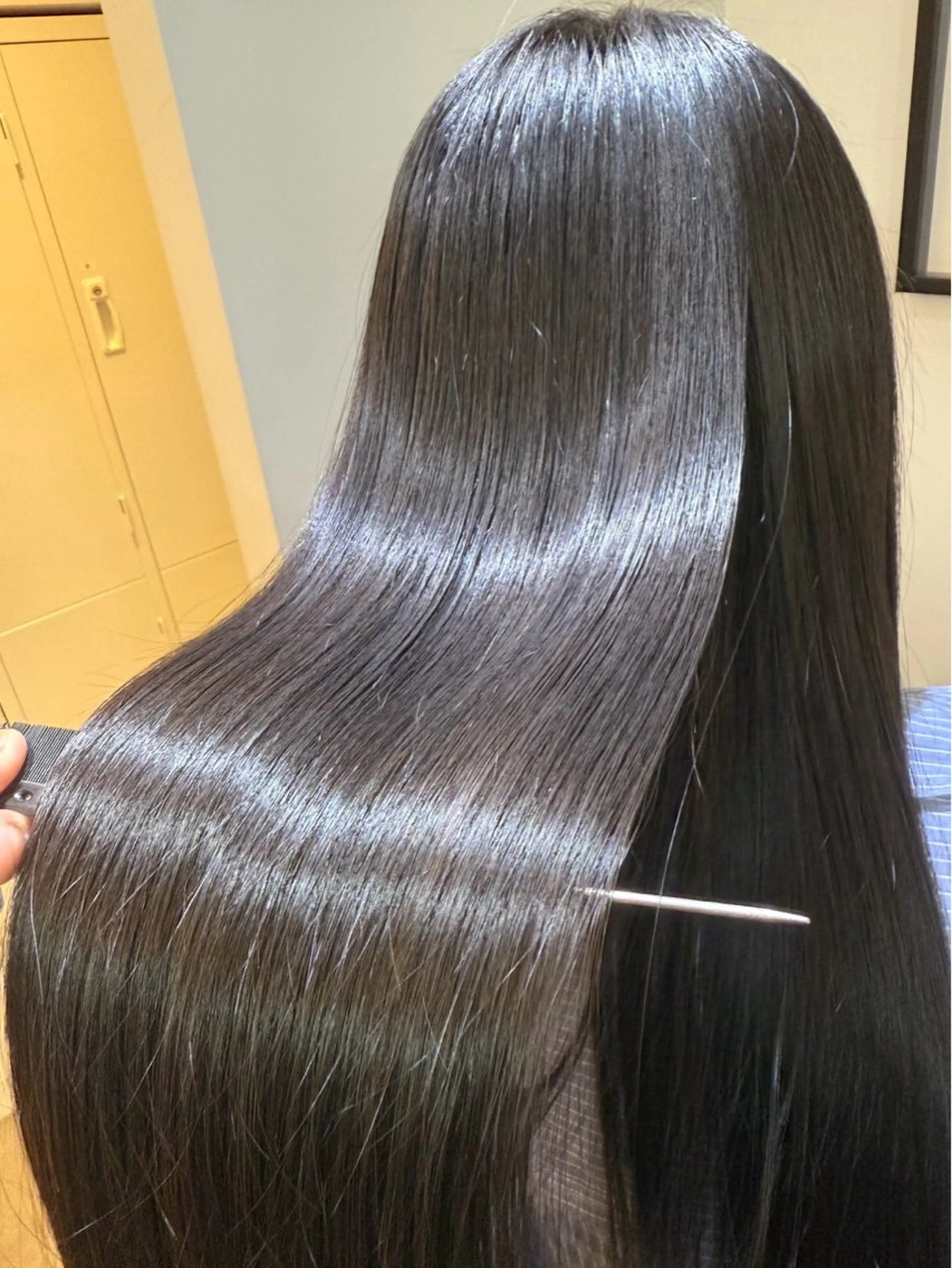 縮毛矯正 La fith hair charme 渋谷店【ラフィス ヘアー シャルム】所属・🤎艶カラー/縮毛/ クルミ🤎のヘアスタイル