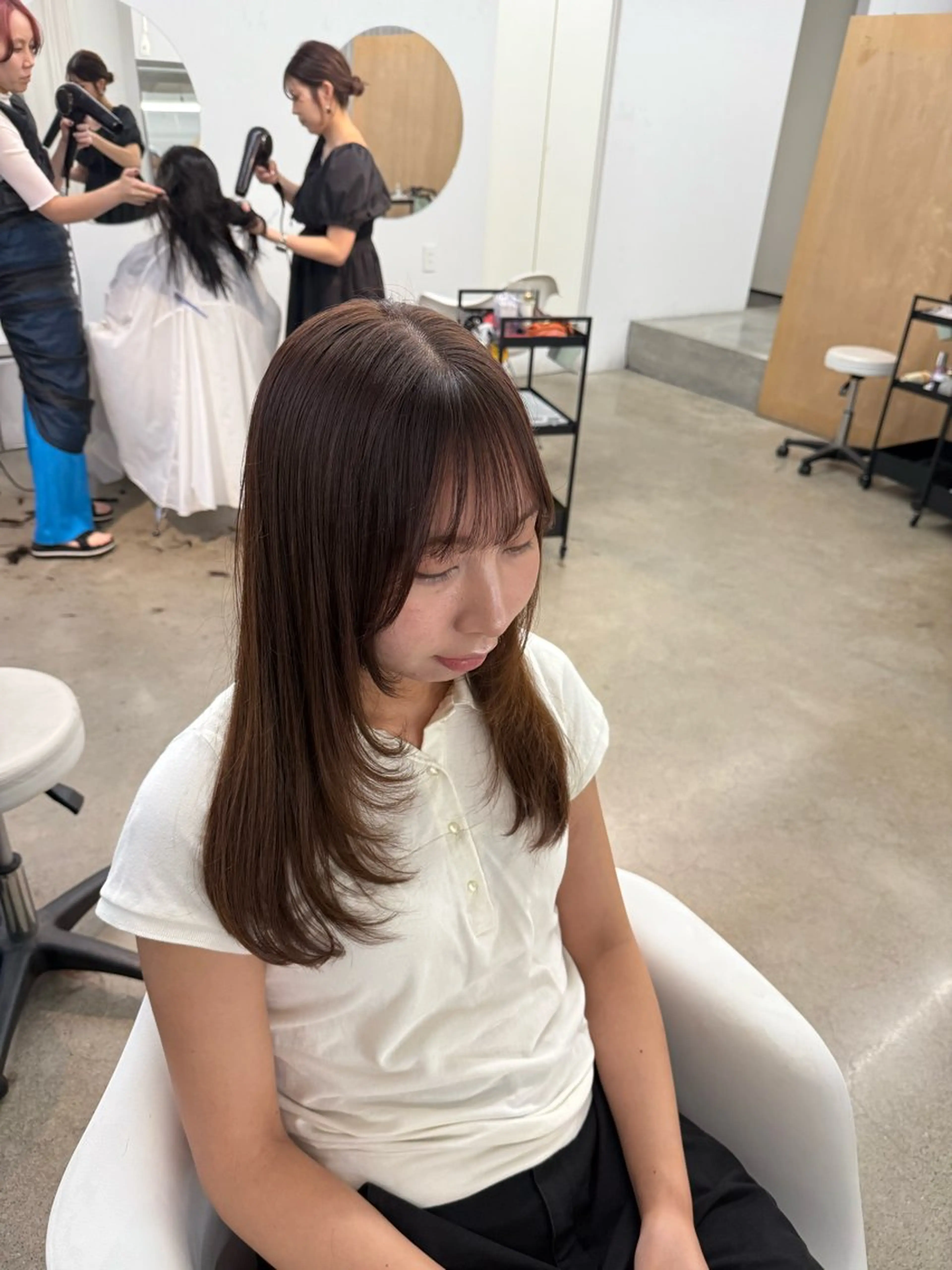 ロング カラー カット ヘアカラー トリートメント build所属・秋山 花音のヘアスタイル