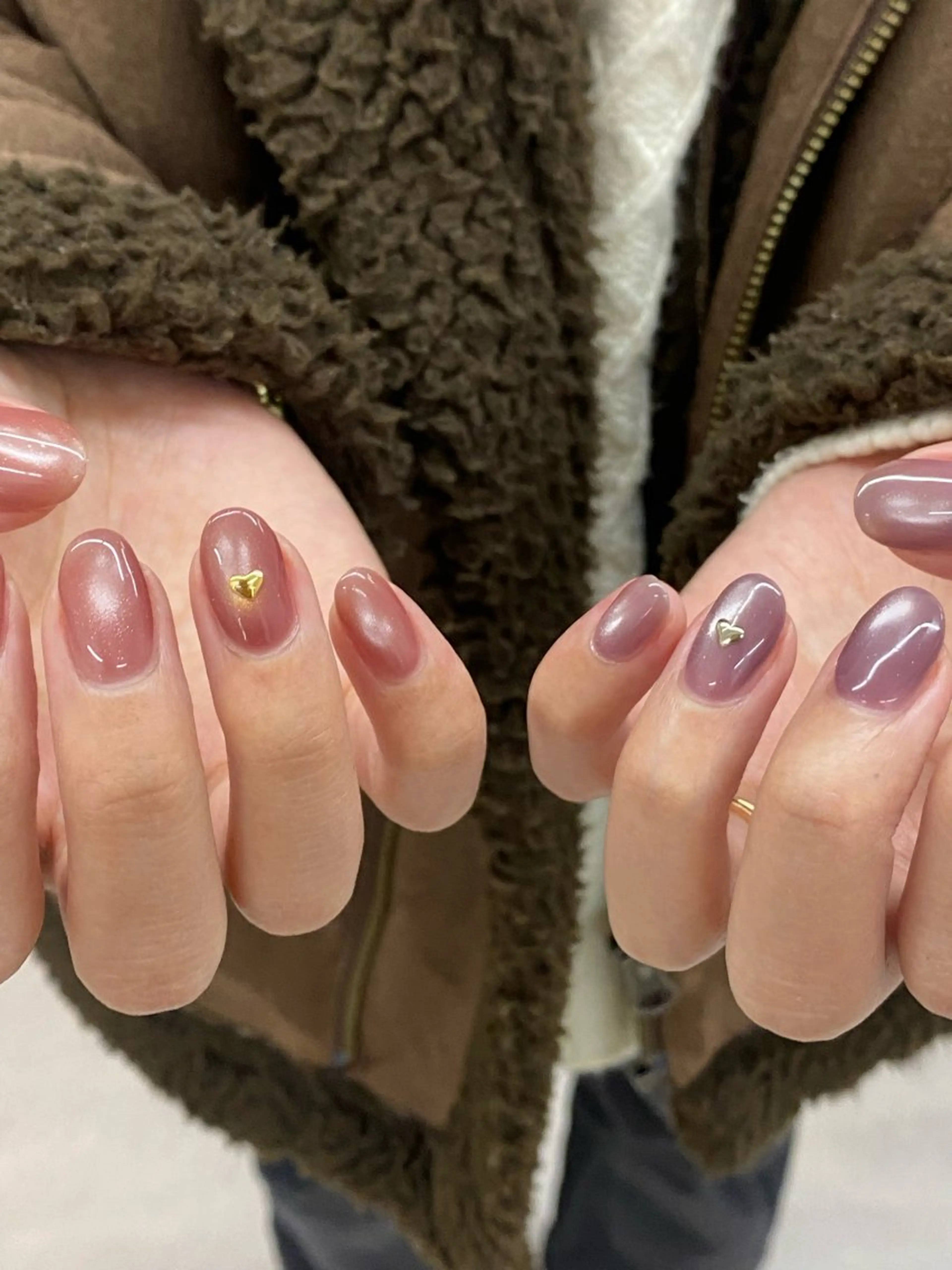 ネイル ハンドネイル ニュアンス / 鉱物 natsukiのネイルデザイン