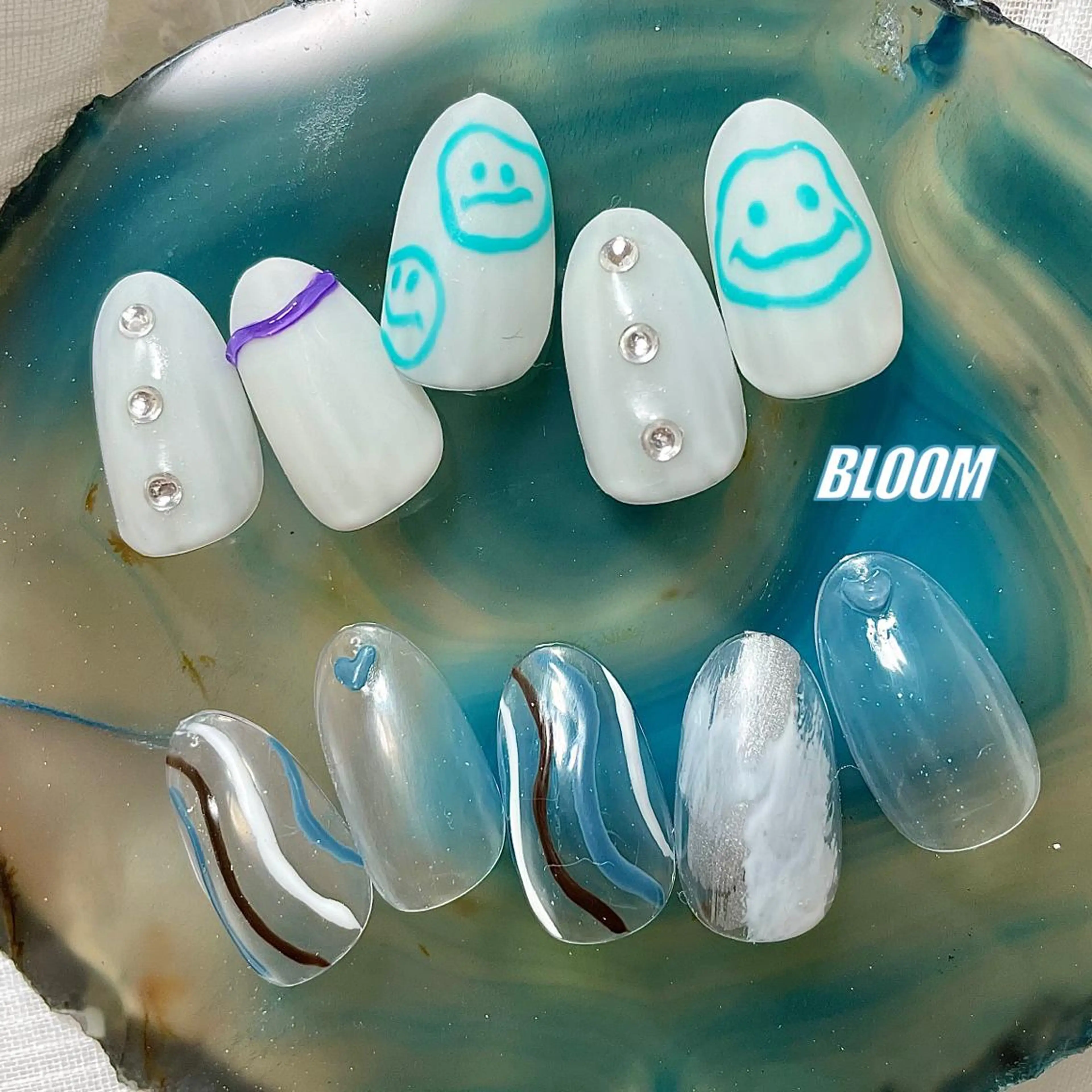 ネイル ハンドネイル Nailsalon BLOOM🌷 山崎のネイルデザイン